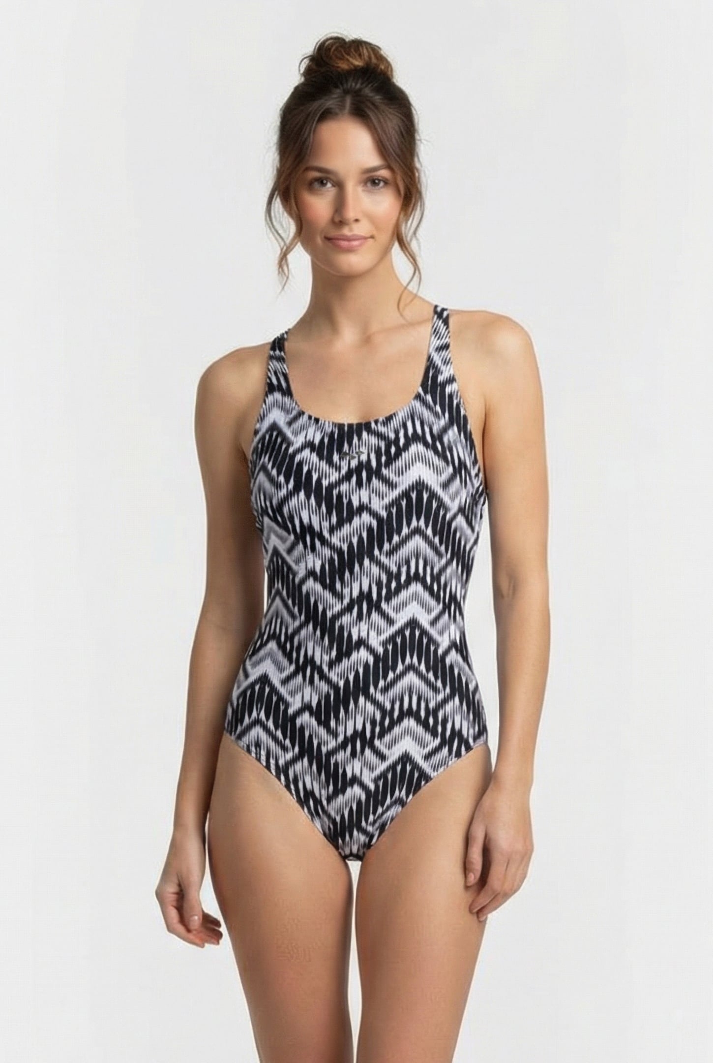 WOMEN'S BODYLIFT SWIMSUIT EMMA CRADLE BA BLACK MULTI-BLACK 1