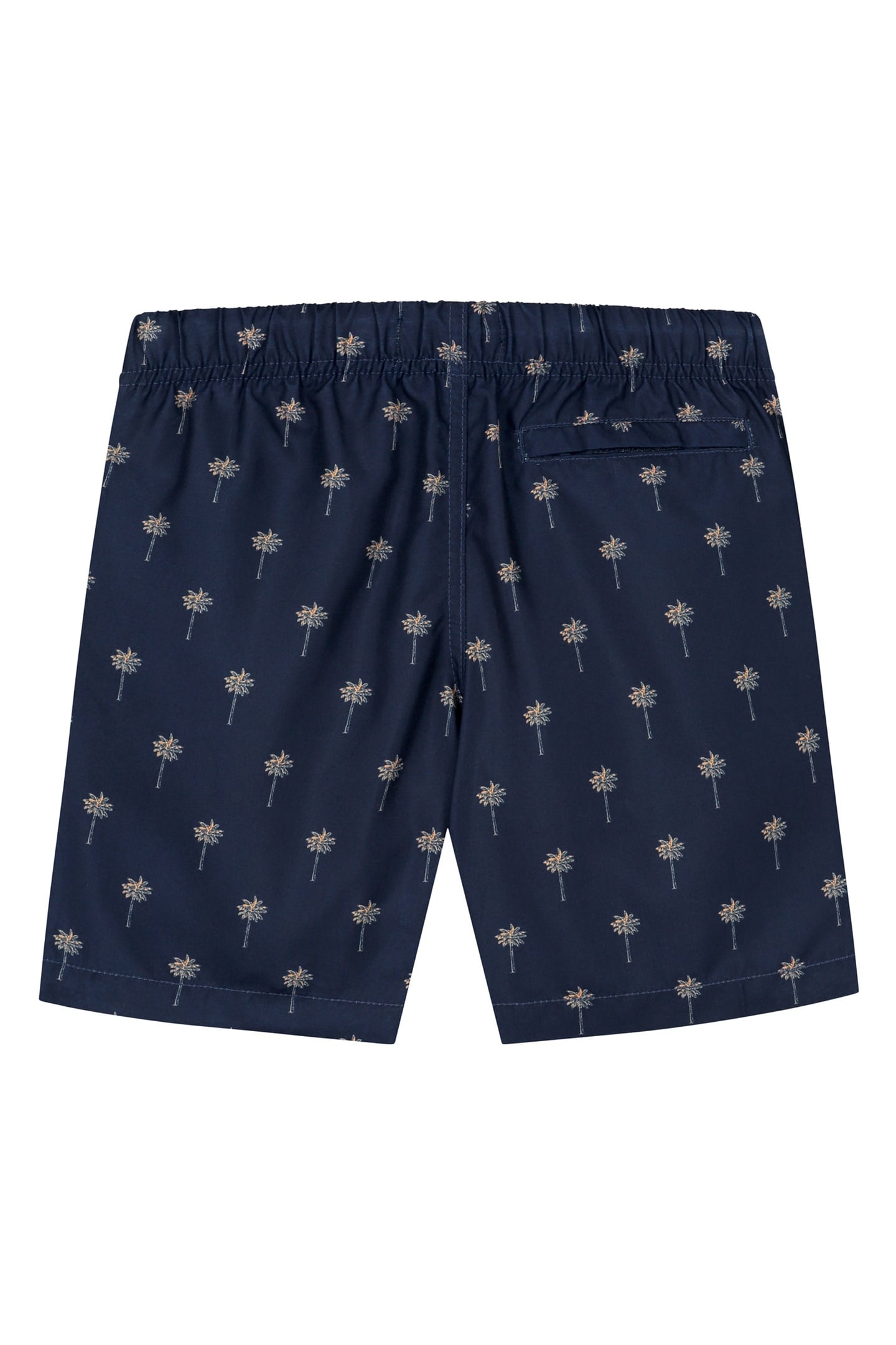 BOYS SWIM SHORTS SHIWI SCRATCH PALM DARK NAVY 2