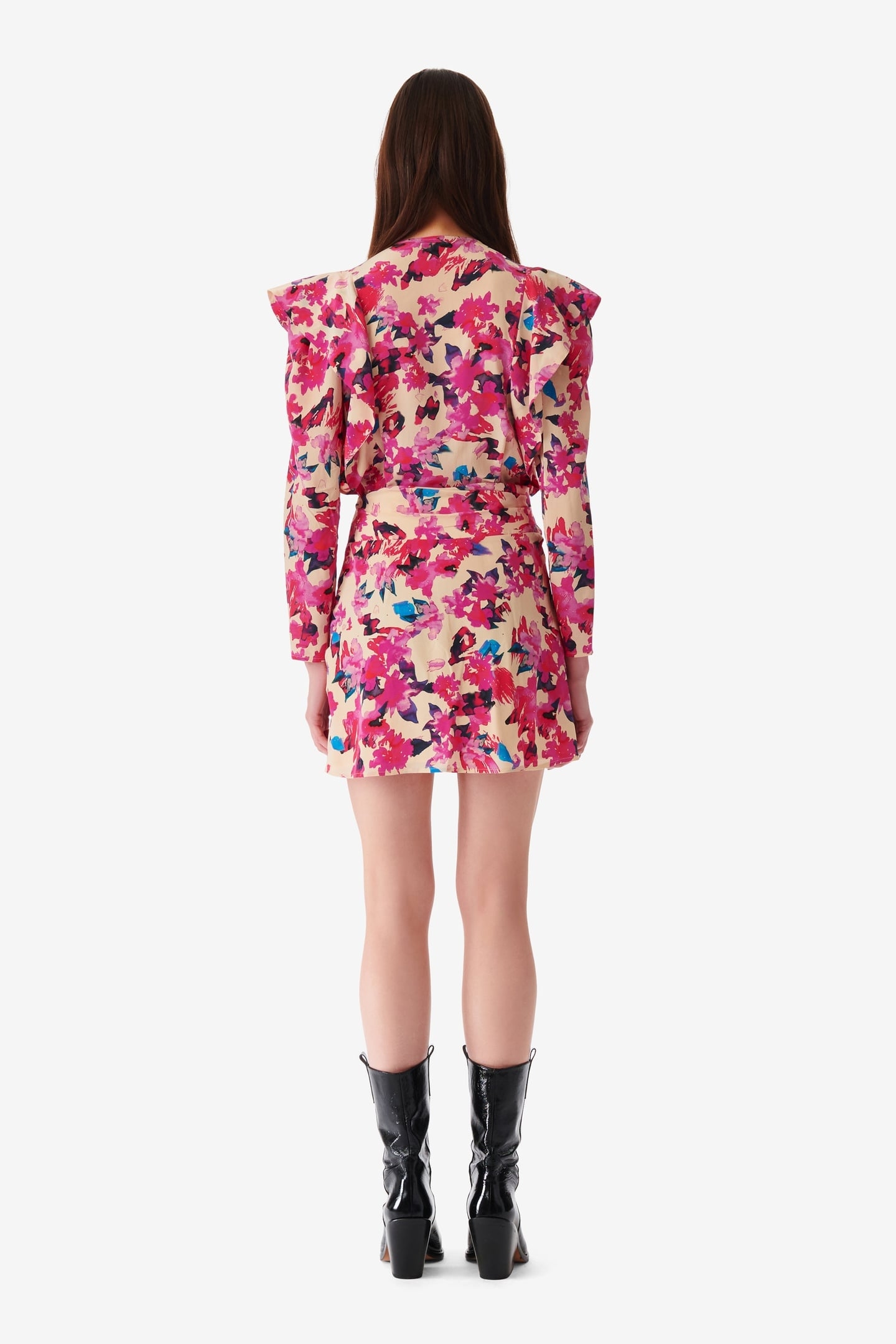 MASCA DRESS MULTICO ECRU 3