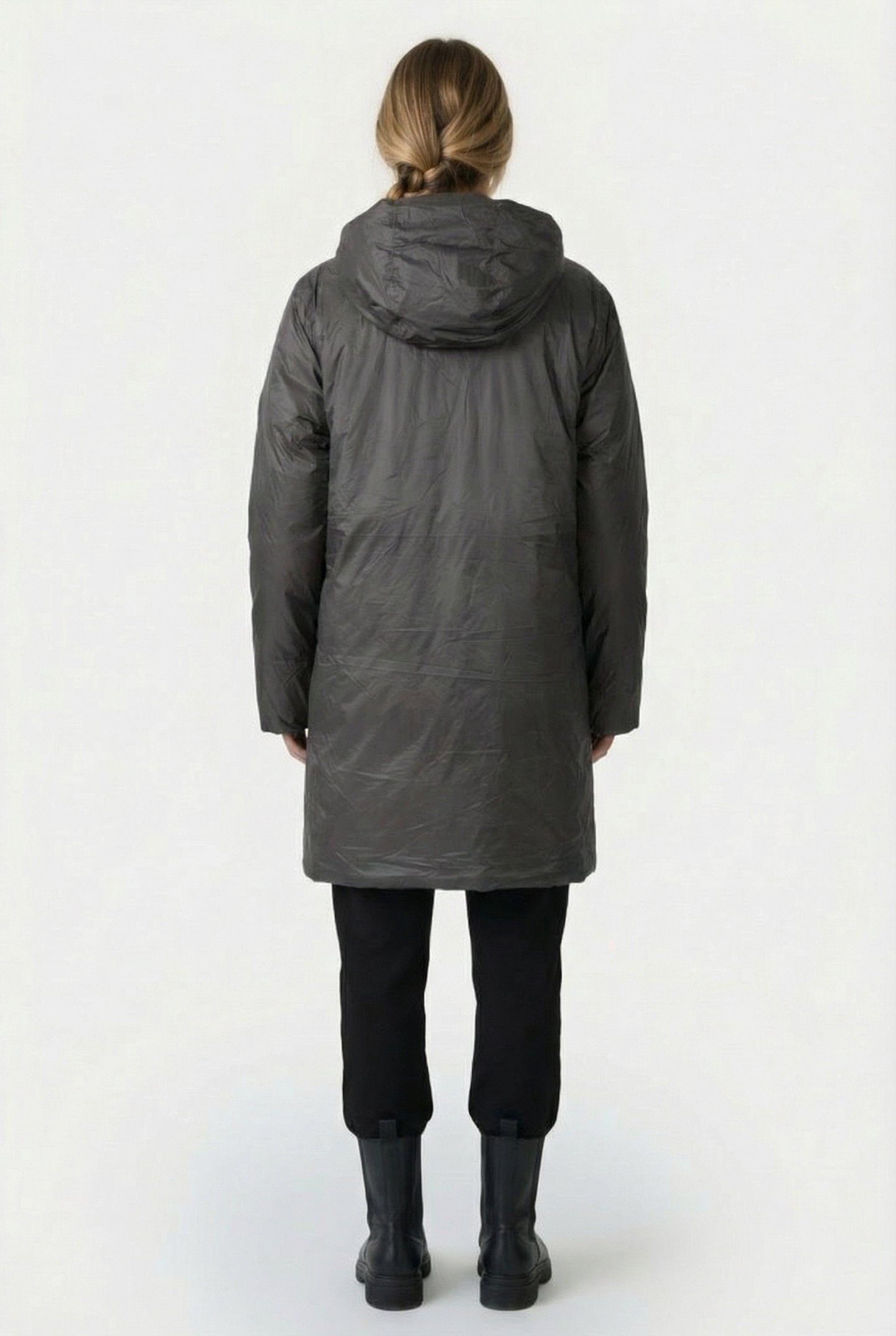 UNISEX KEVO LONG PUFFER JACKET W4T4 GREY 3