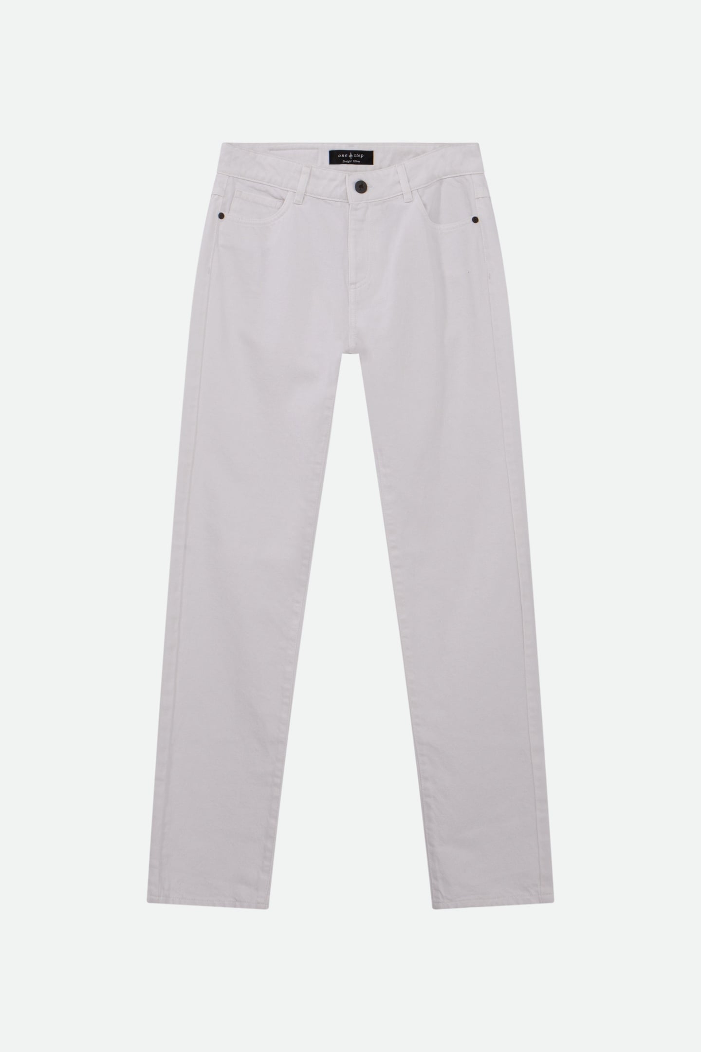 LE CARLA - 7/8 WHITE WATERLESS ORGANIC COTTON JEANS 4