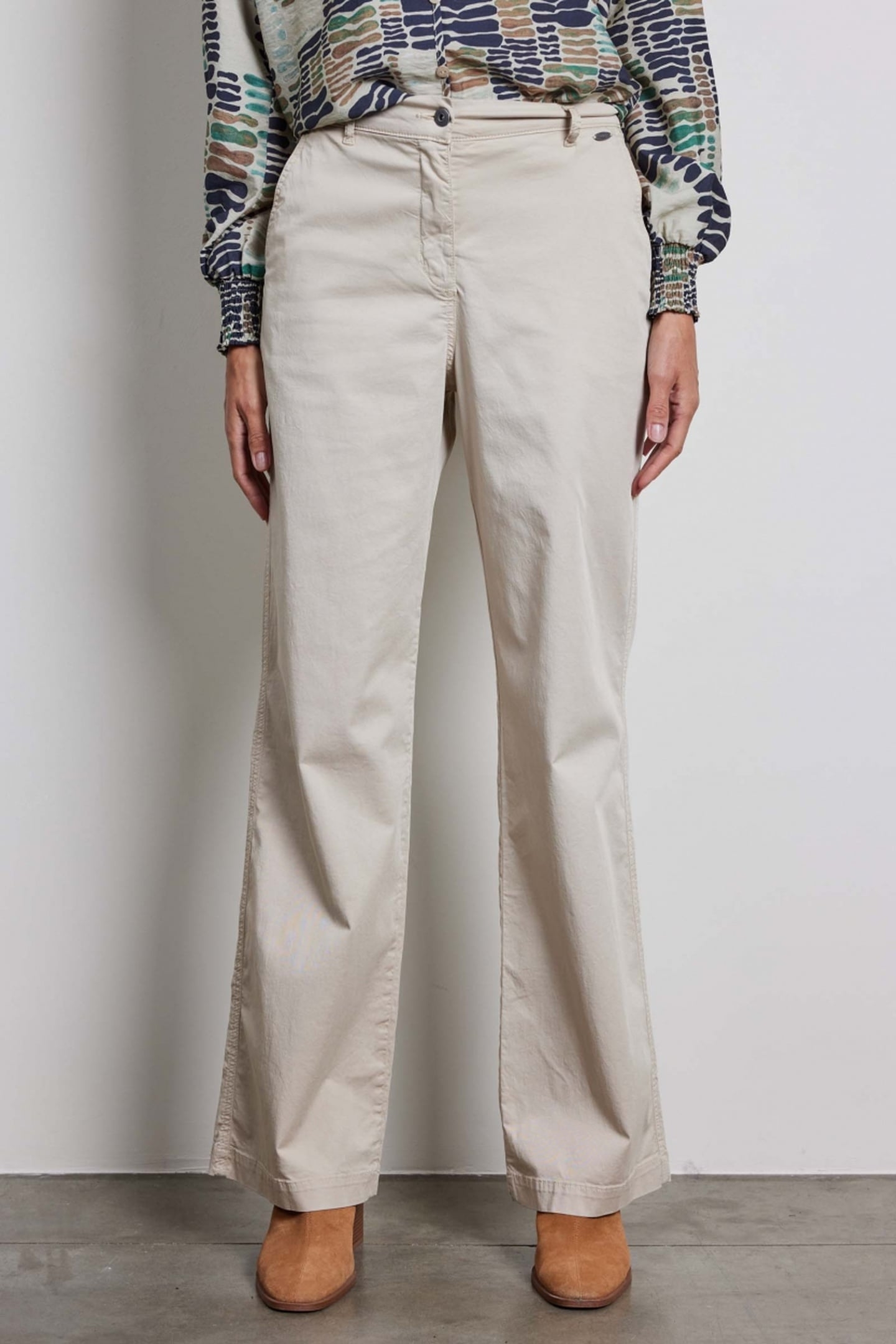 WIDE LEG PANTS ROYCE IN FEATHER GREY 2