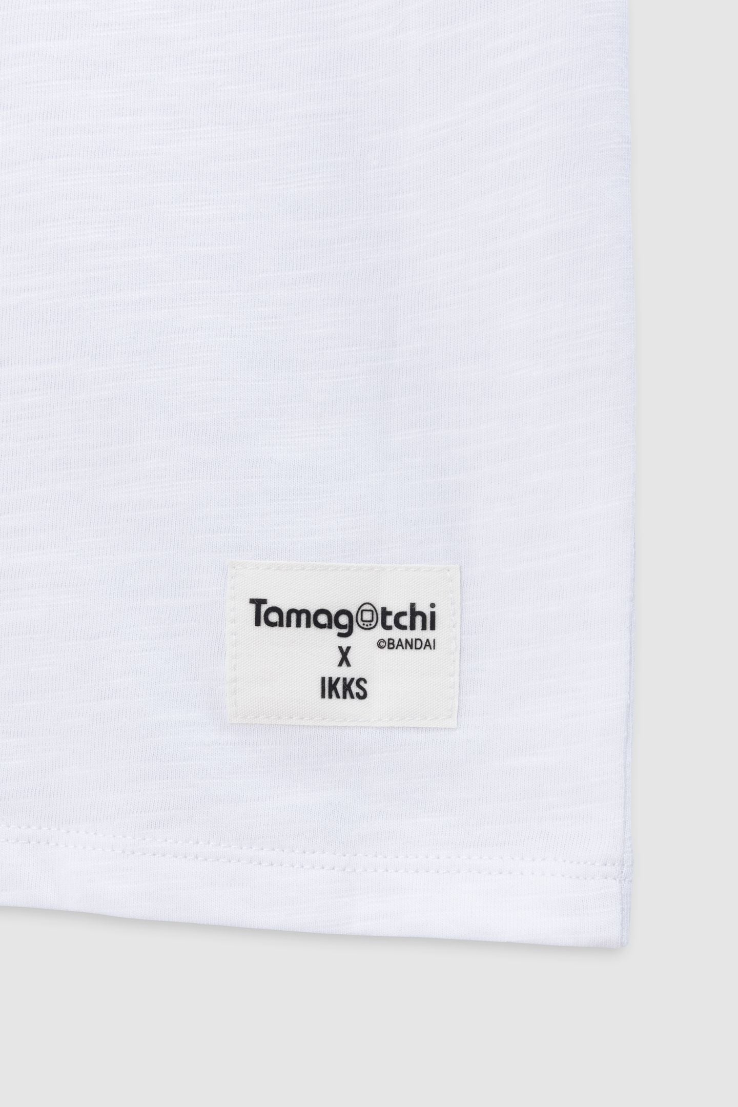 WHITE ORGANIC T-SHIRT WITH SEQUINS TAMAGOTCHI X IKKS 6