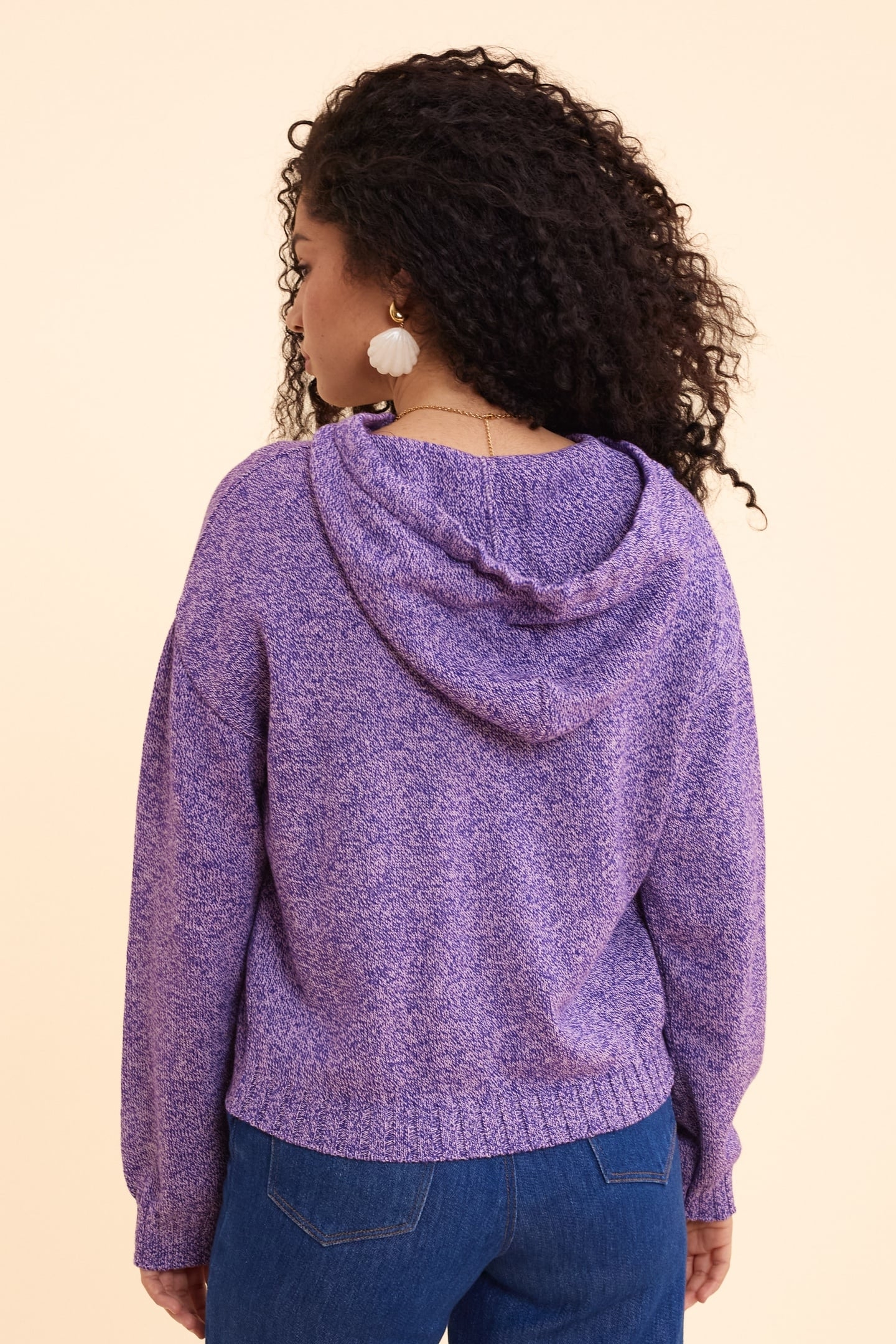 HOODED SWEATER IN PARMA KNIT FABRIC PARMA 3