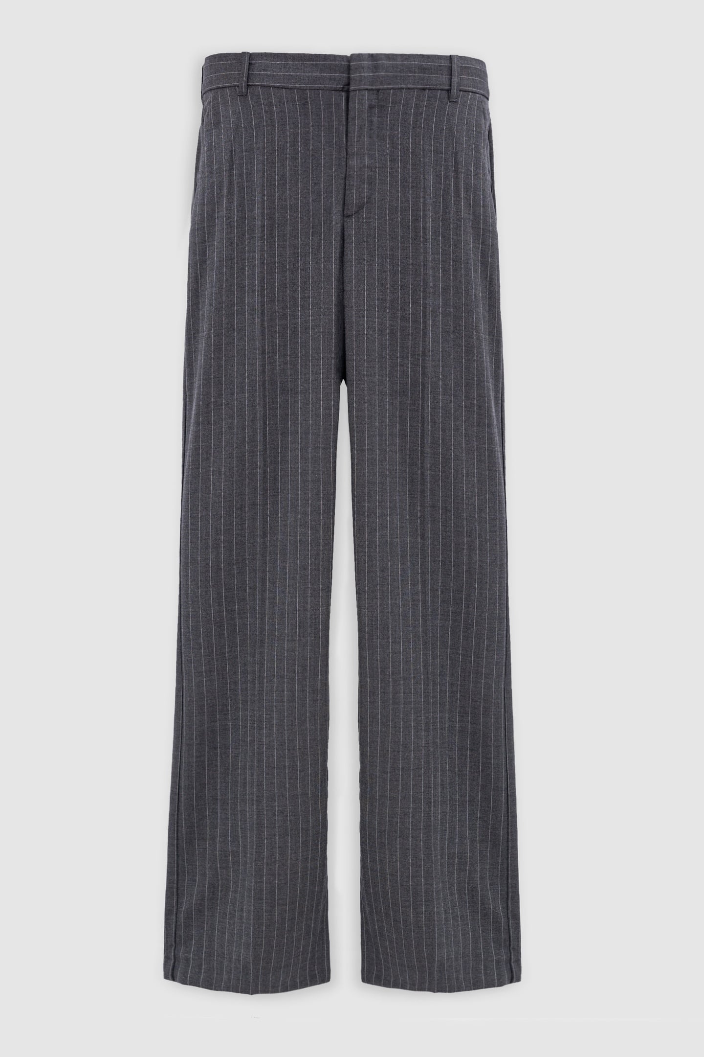 GREY SUIT PANTS WITH TENNIS STRIPES 1