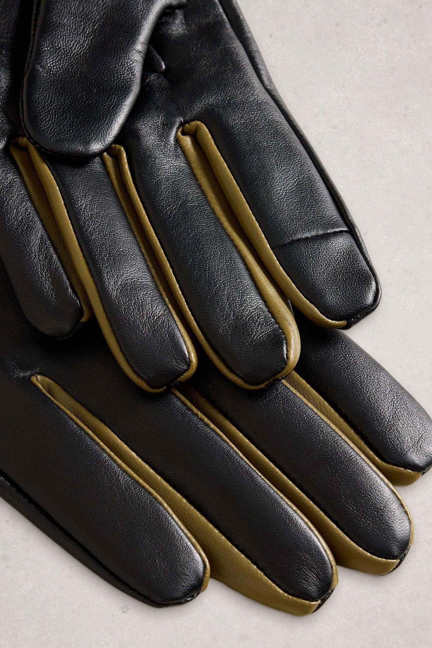 CARRIE LEATHER GLOVE PURE BLACK 3