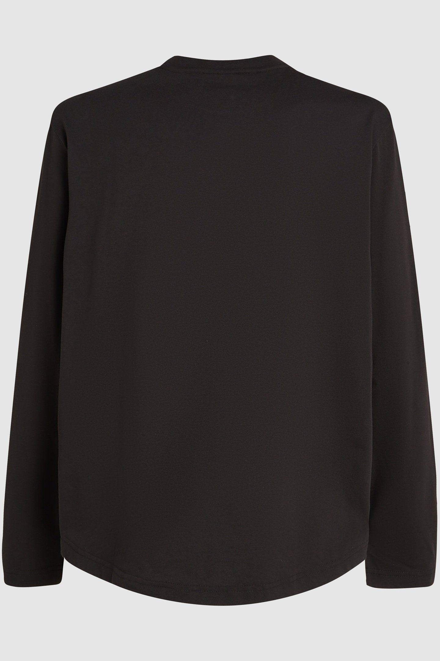 BLACK KLJ REG LS CURVED HEM TEE 2