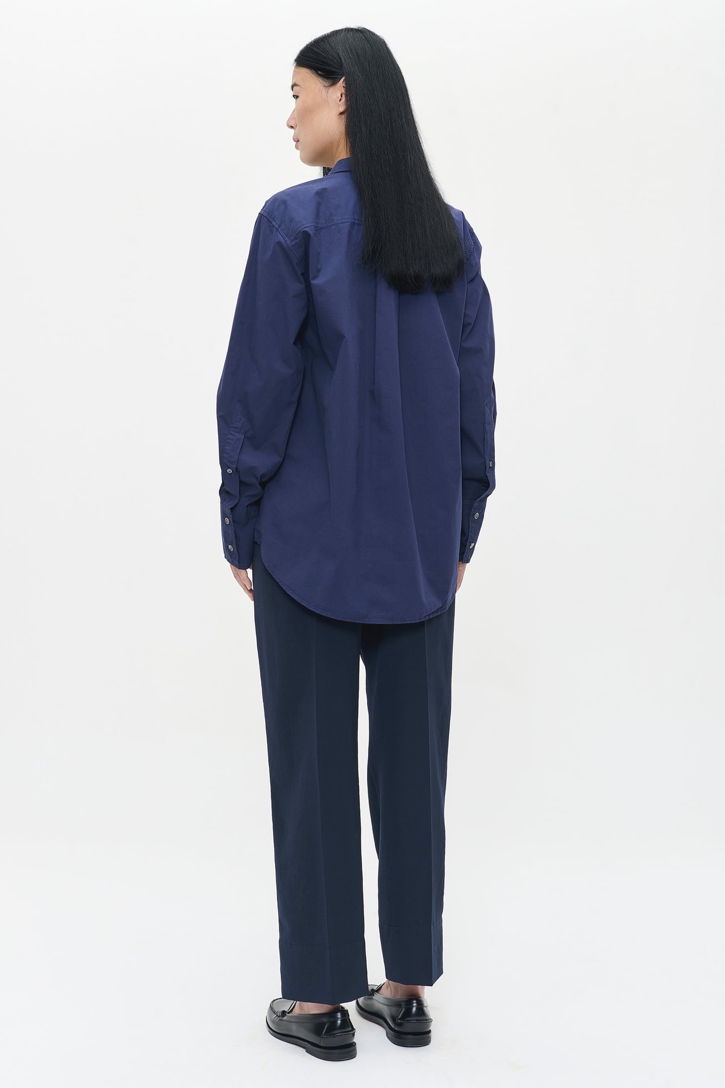 POPLIN SHIRT MIDNIGHT BLUE 3