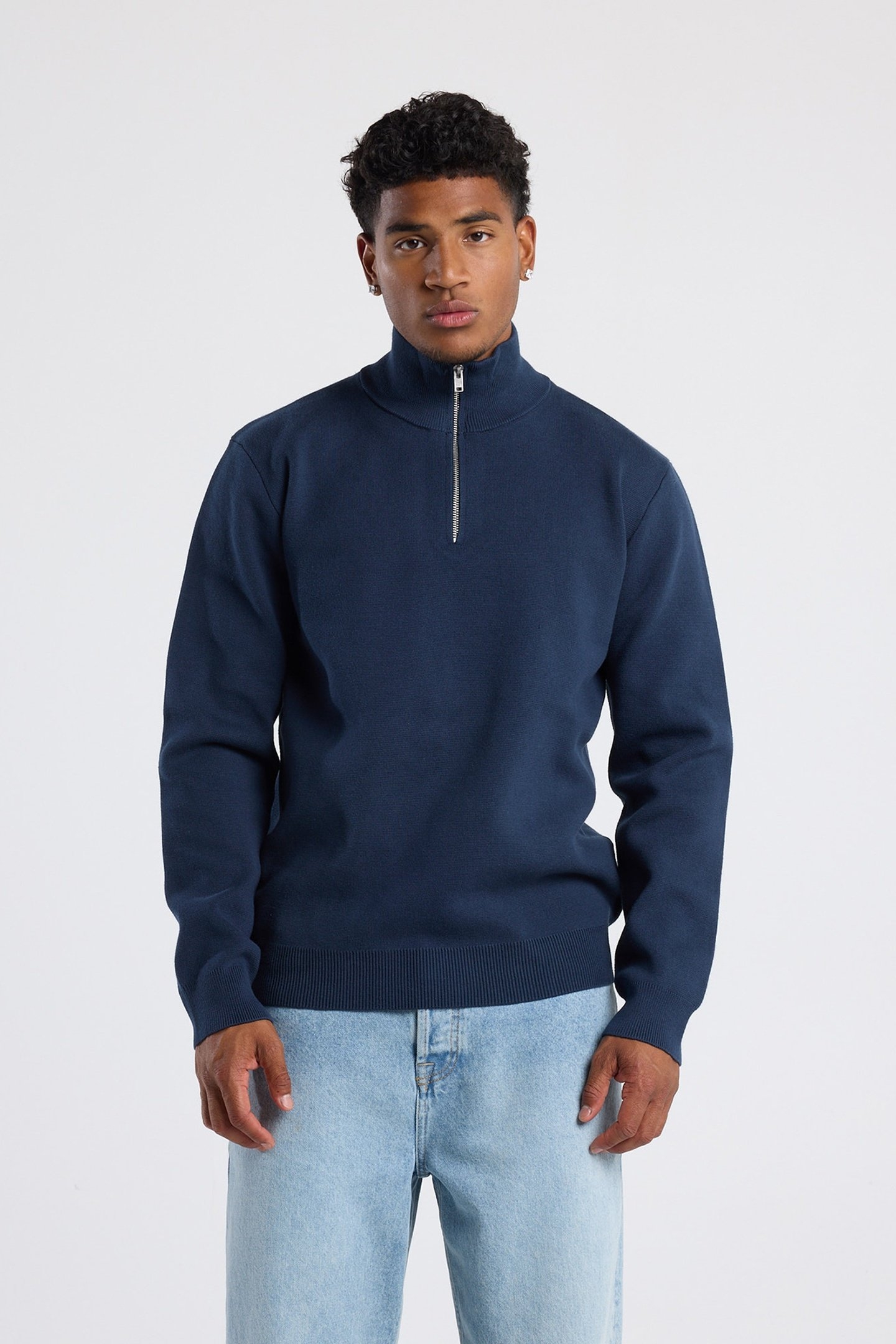 KONRAD HALFZIP DARK BLUE 1