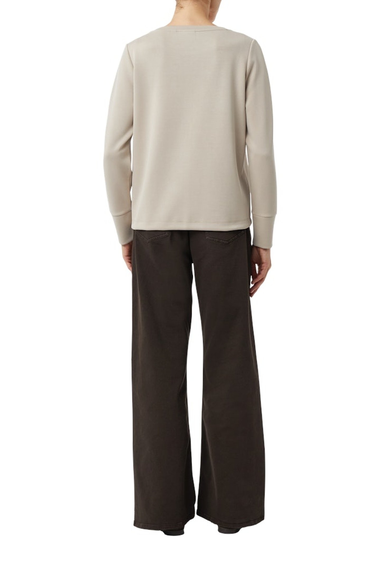 COMMA SWEATSHIRTS BROWN 3