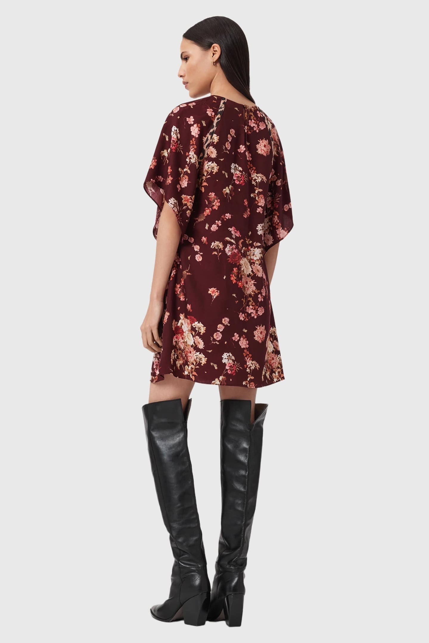 XENA DRESS ARMADA WINE RED 4