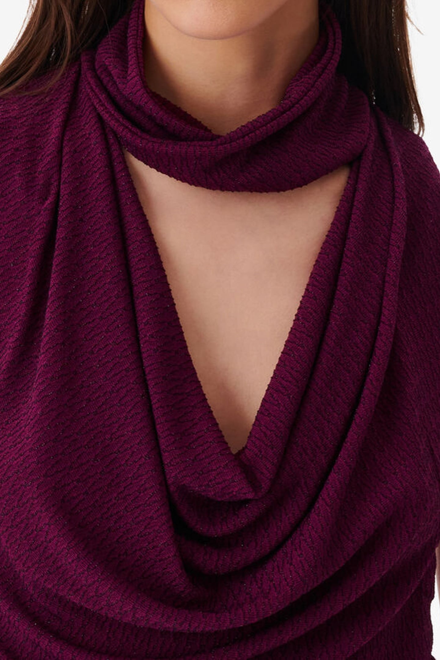 MARLENE TOP FUSHIA/BLACK 6