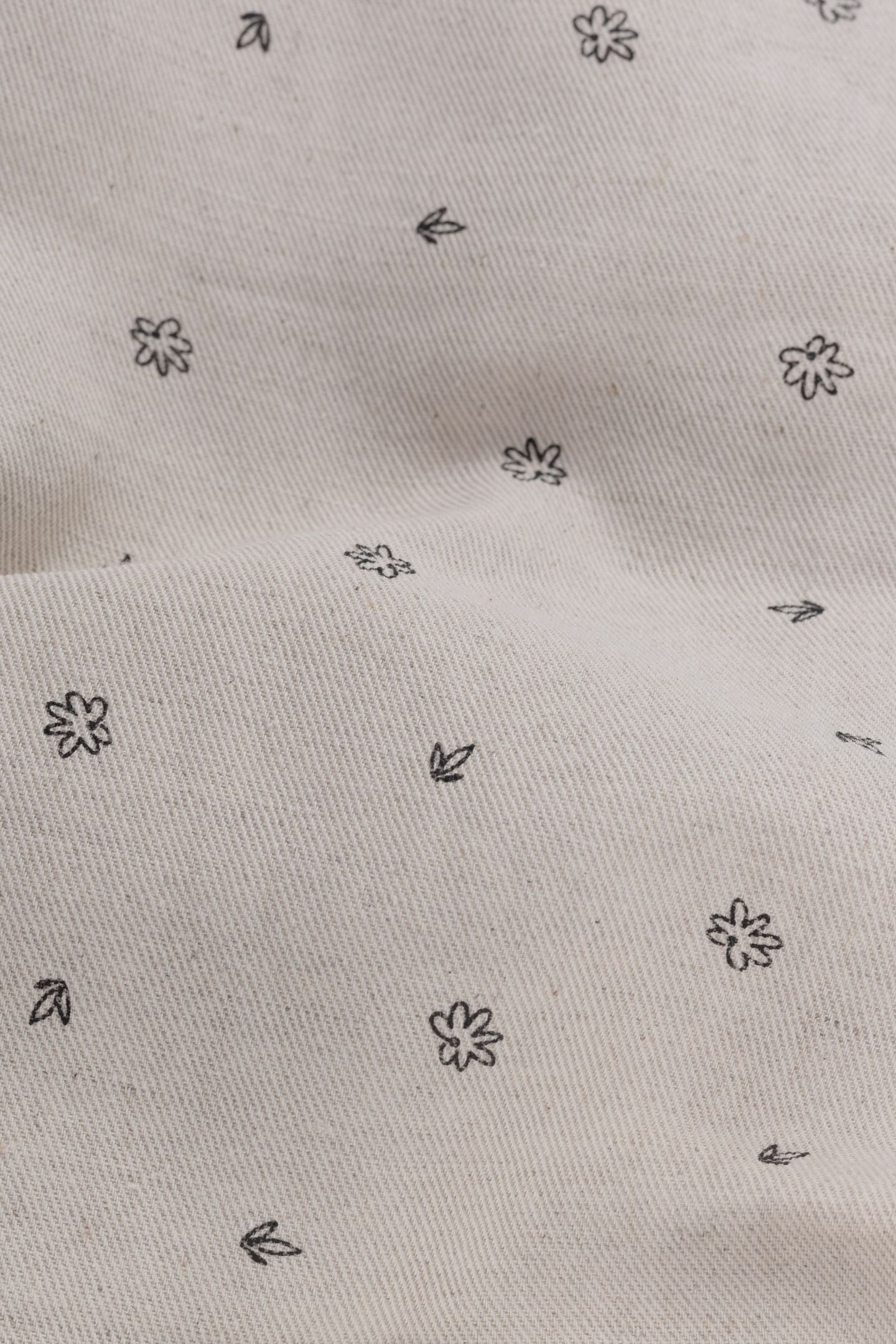 ECRU PANTS WITH MICRO FLOWER PRINT ECRU 7