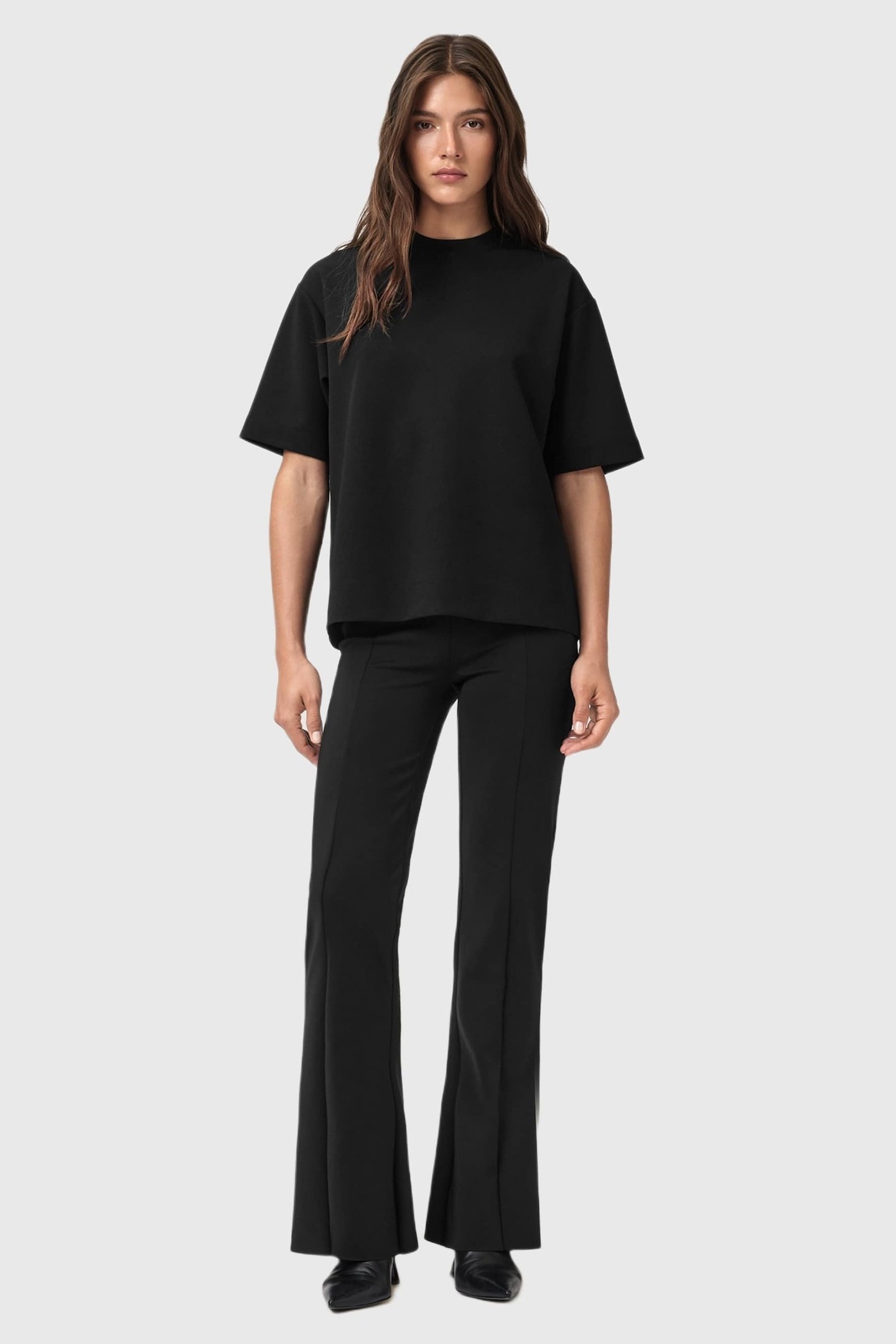 REBECCA ZIP TROUSER BLACK 2