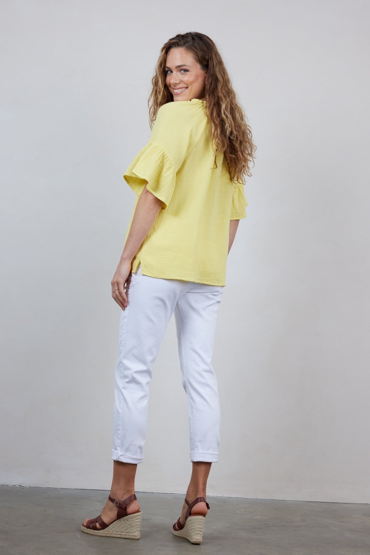 BLOUSE RUBY IN YELLOW CREAM 4