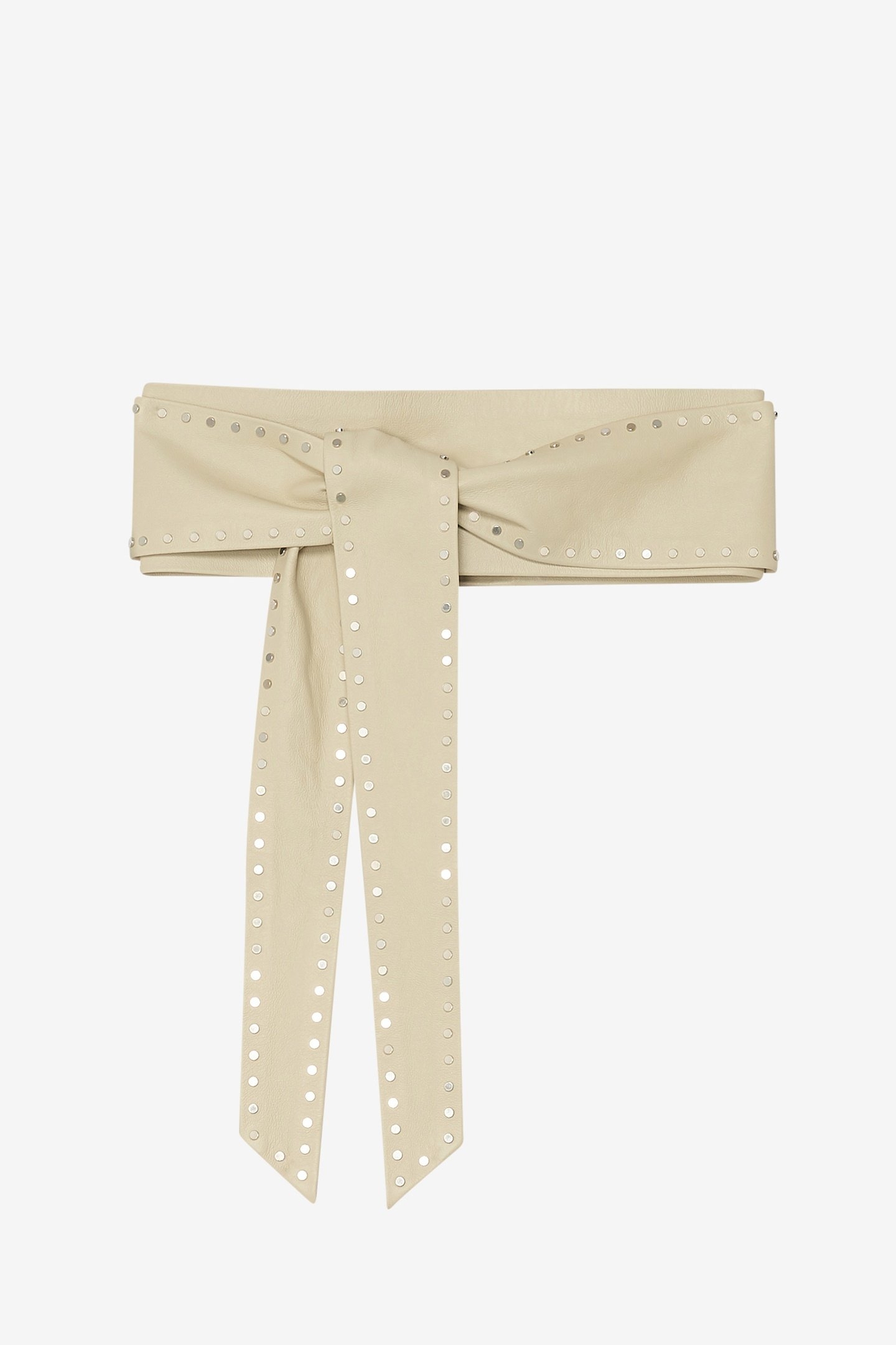 NERADAY OBI BELT BEIGE STUDS 1