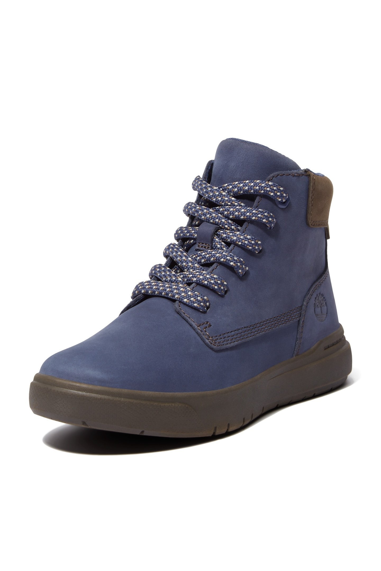 UNISEX SENECA BAY MID LACE UP WITH ZIP SNEAKER DARK BLUE NUB 6