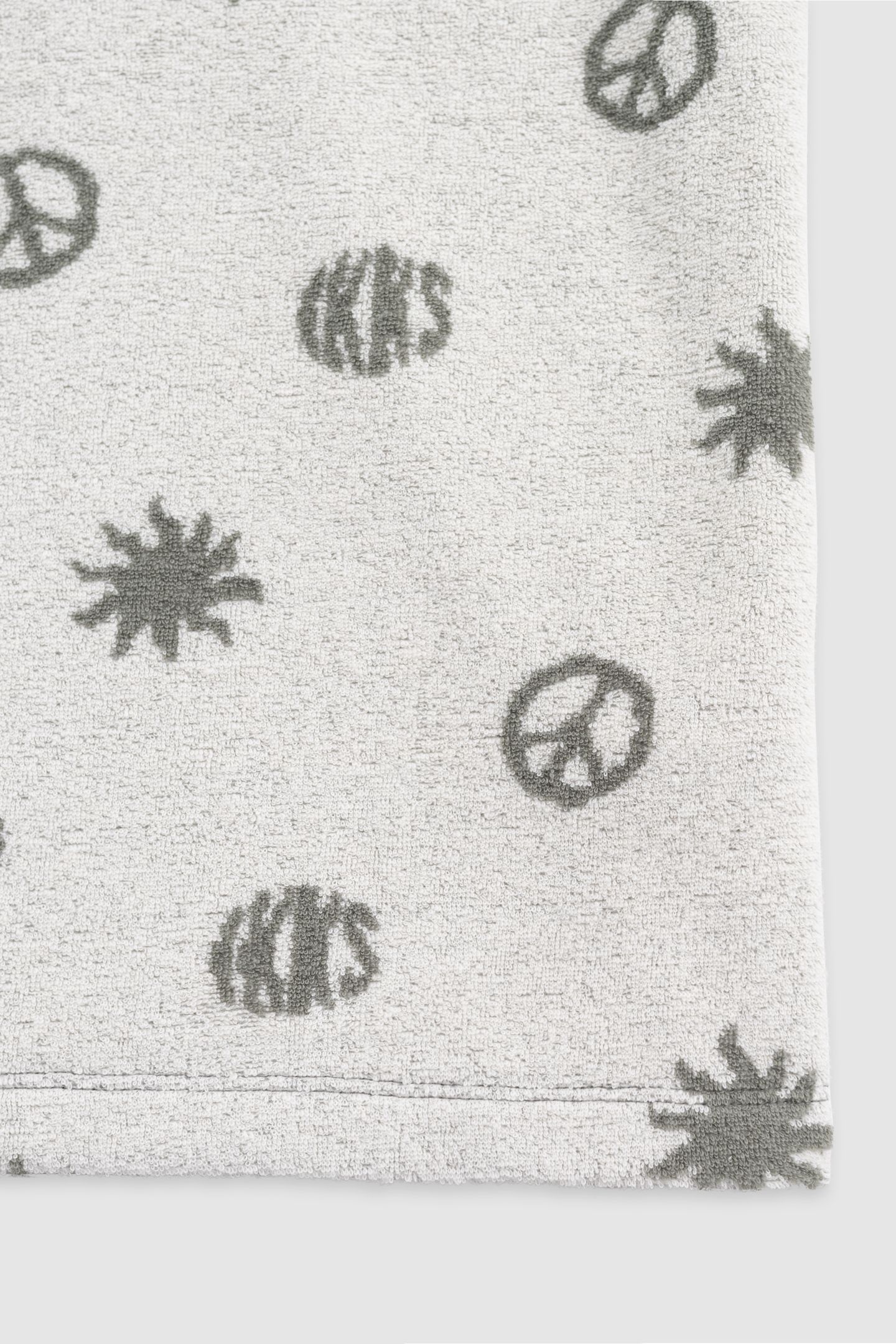 PEACE AND LOVE KHAKI TERRY POLO SHIRT 4