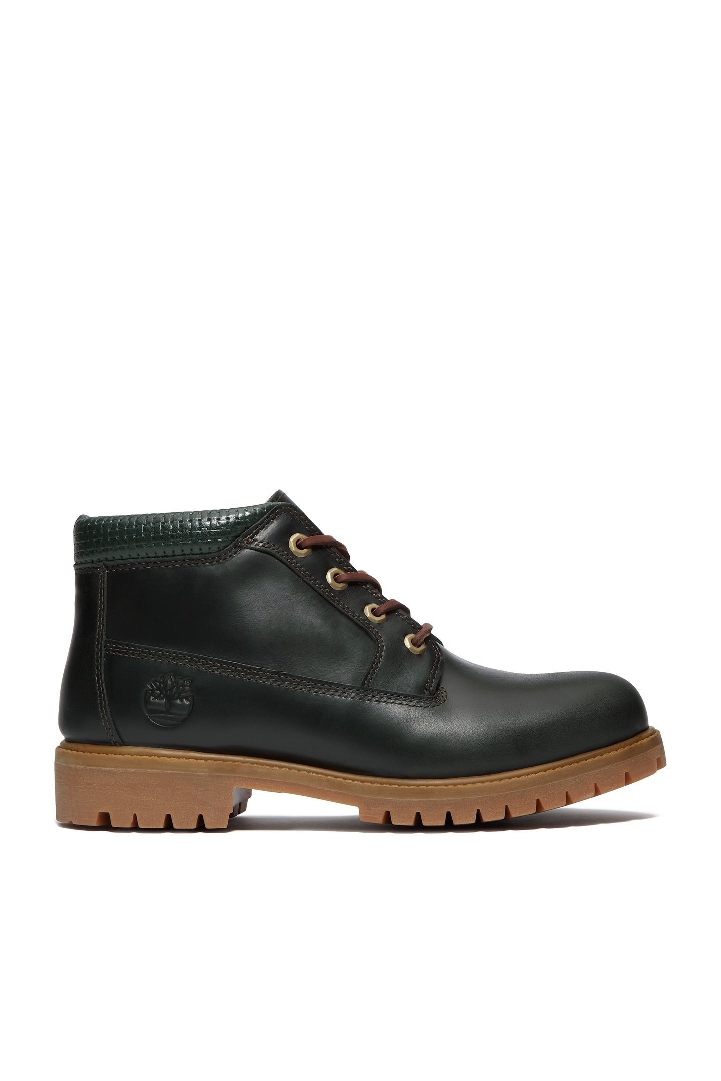 HERITAGE MID LACE UP WATERPROOF CHUKKA BOOT DARK GREEN 1