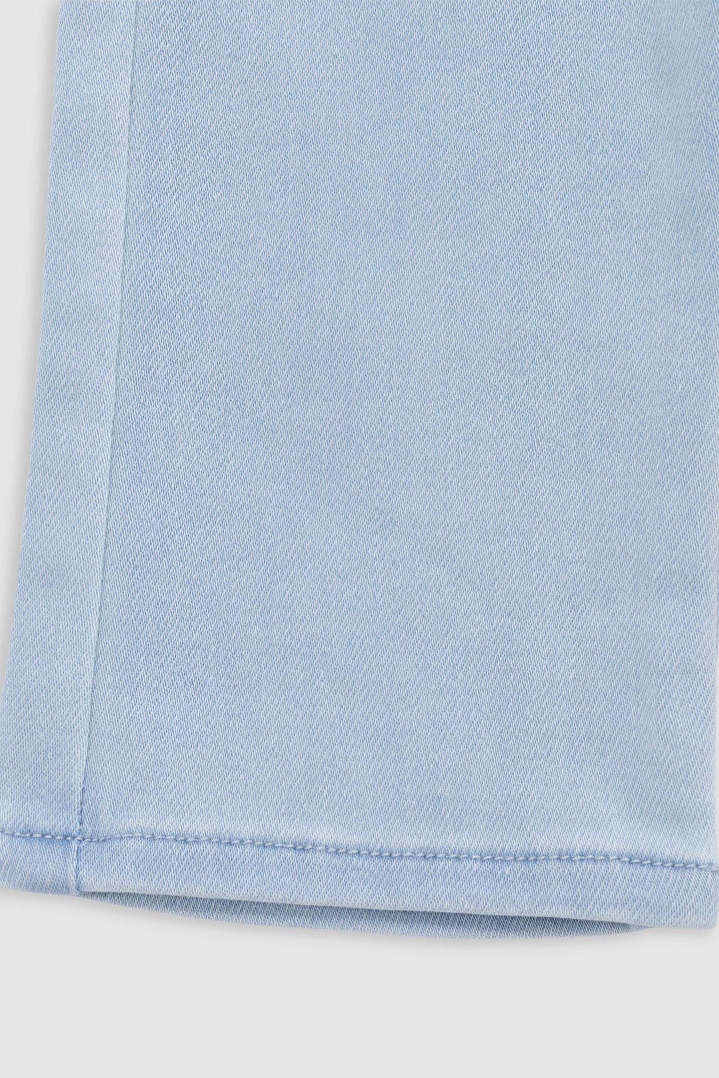 PINK JEANS WITH PALM-TREE PRINT SCARF BELT 5