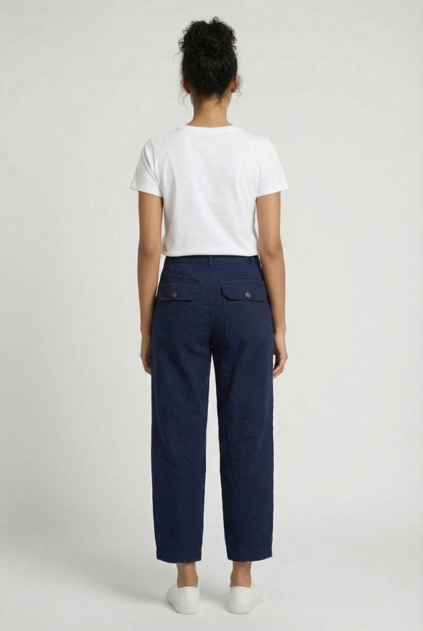 TROUSERS COTTON STRETCH NAVY NOIR 3