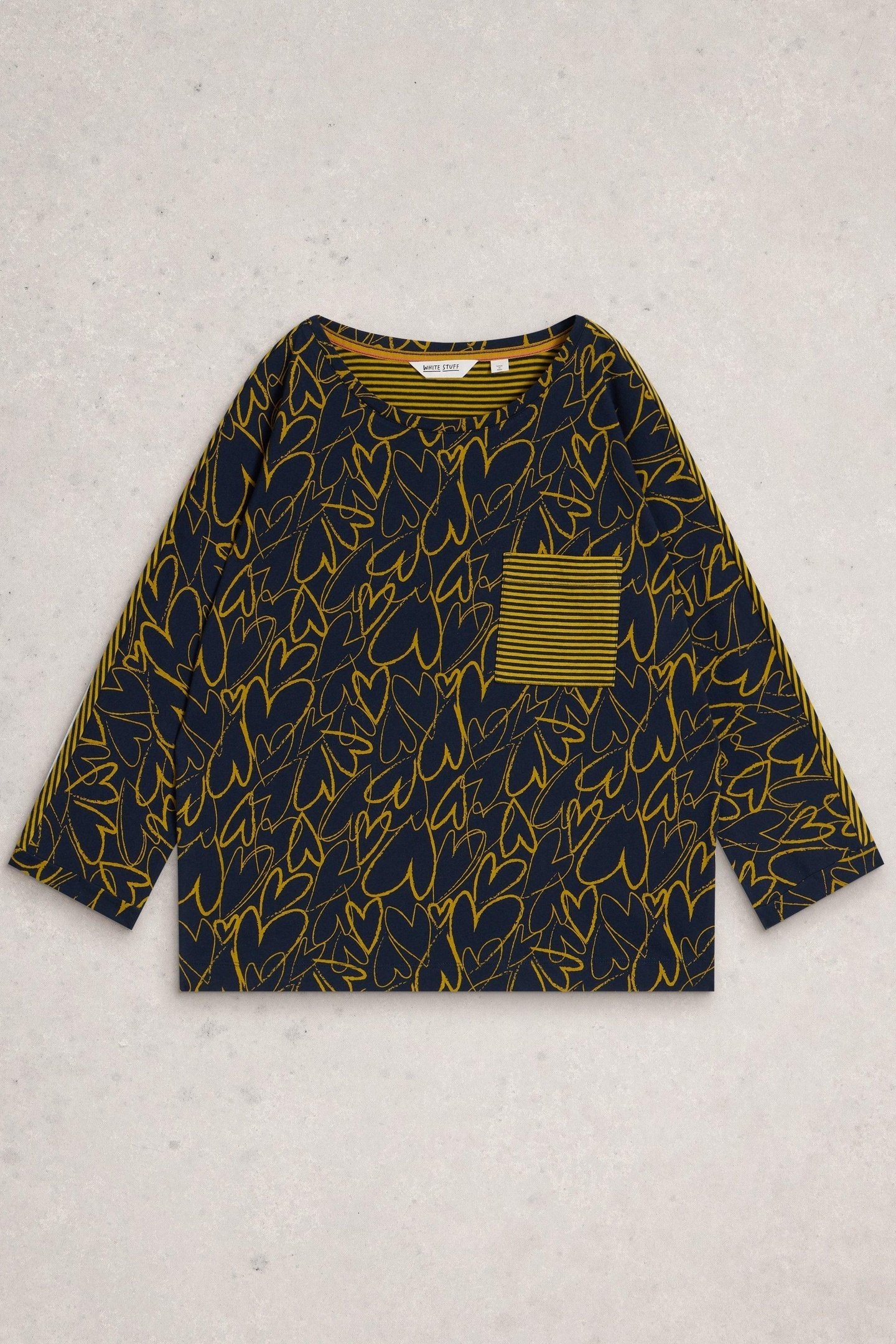 DEMI DOLMAN TOP NAVY MULTI 3