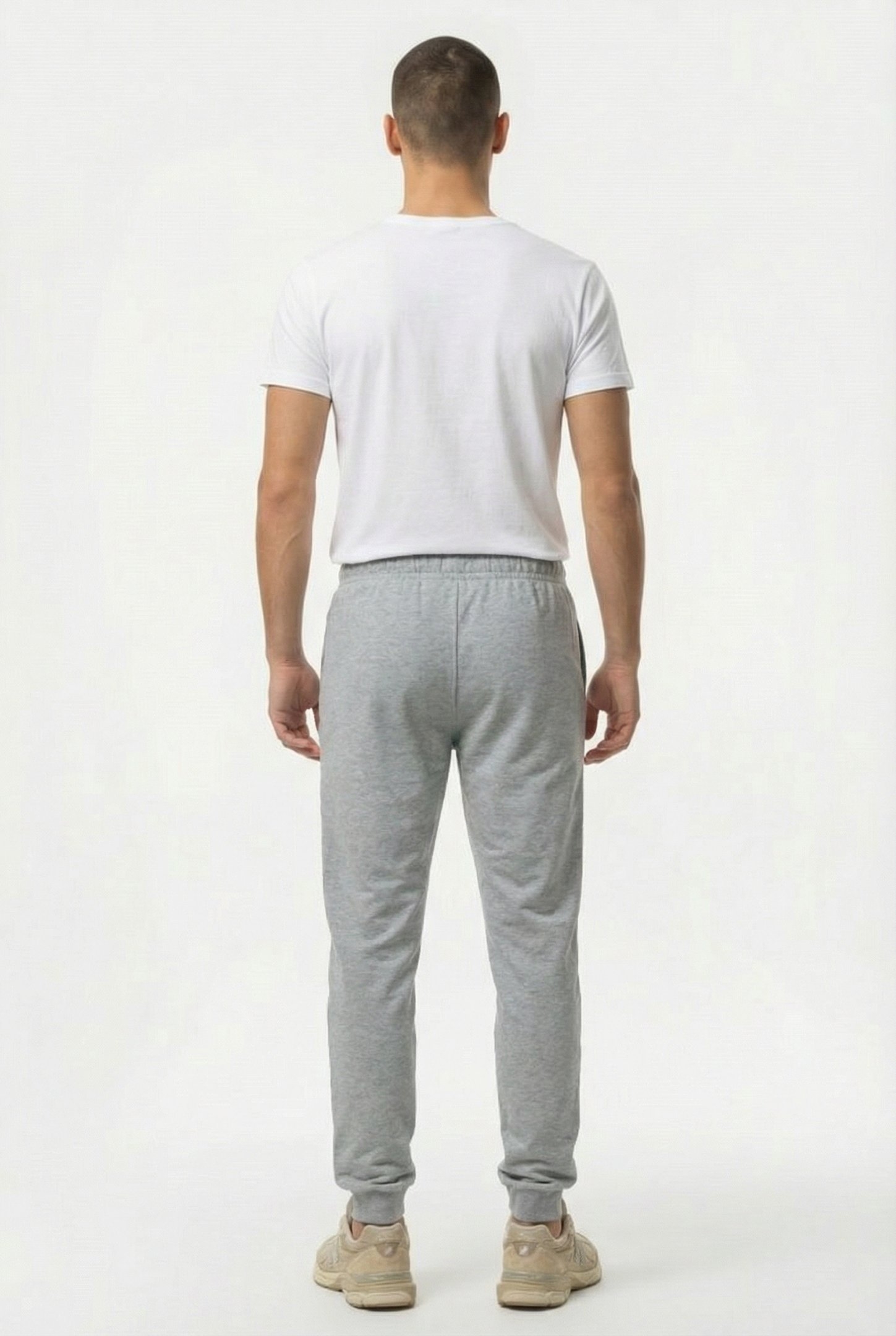 UNISEX ITALY FIN PANT MEDIUM GREY MELANGE 3