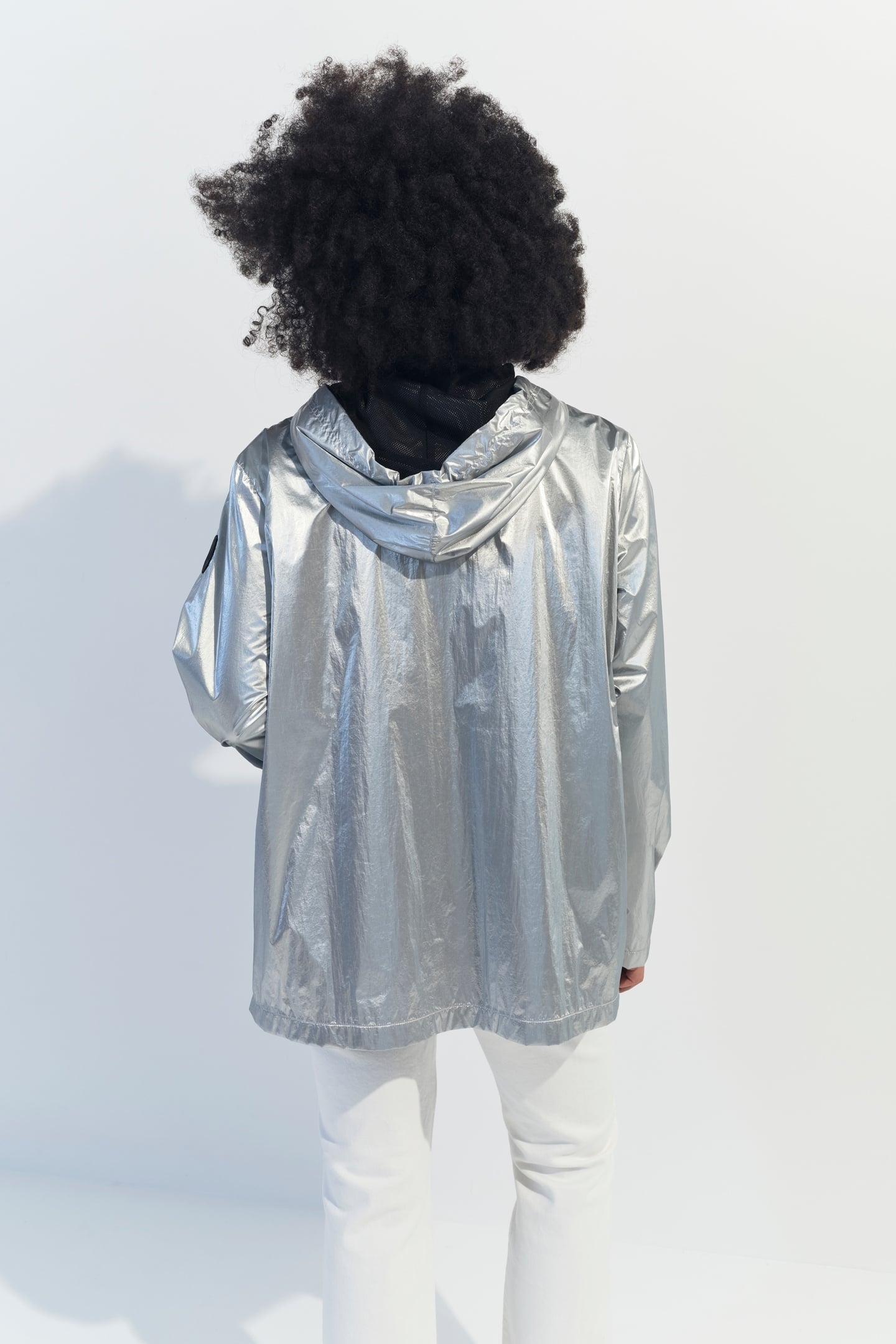 DUARTE - SILVER HOODED PARKA 4