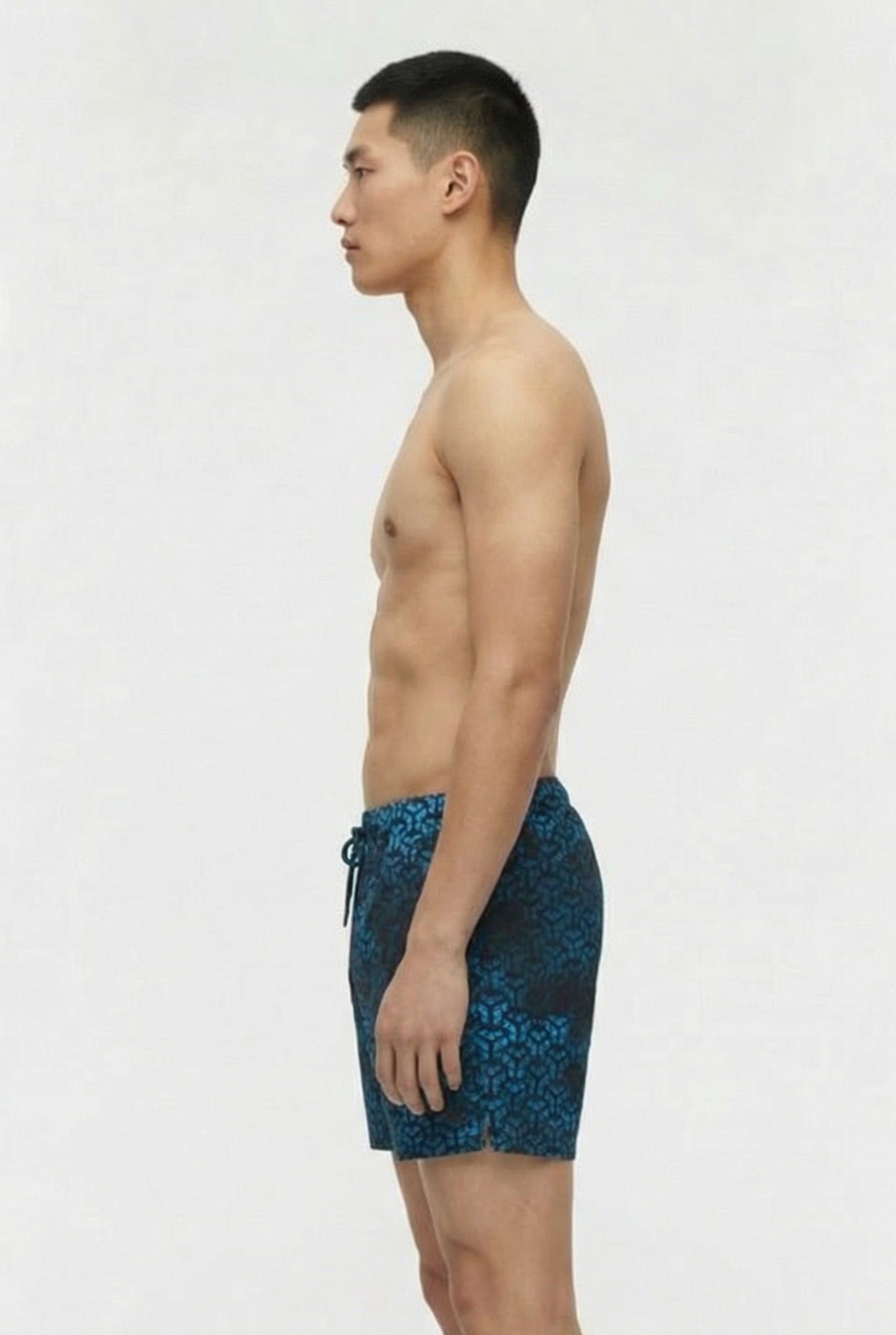 MEN'S ARENA EVO BEACH BOXER AO BLACK-TURQUOISE MULTI 3