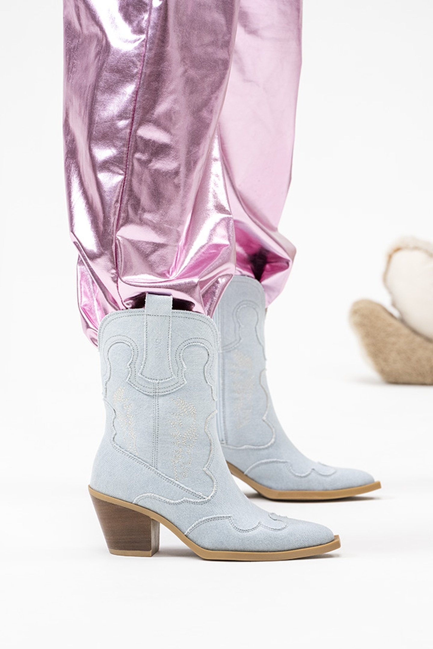 SILVI DENIM WESTERN SHOES LT. JEANS 3