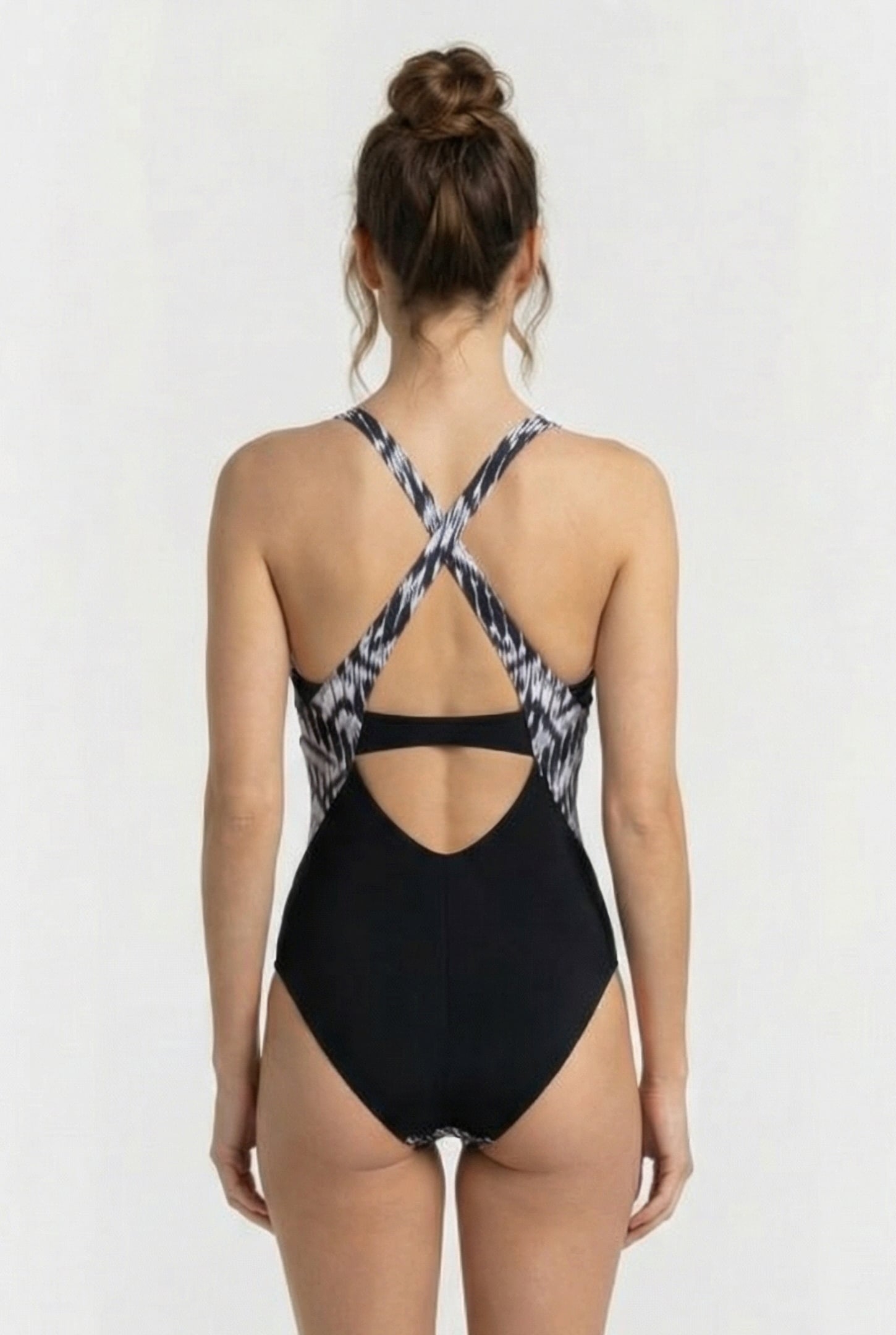 WOMEN'S BODYLIFT SWIMSUIT EMMA CRADLE BA BLACK MULTI-BLACK 2