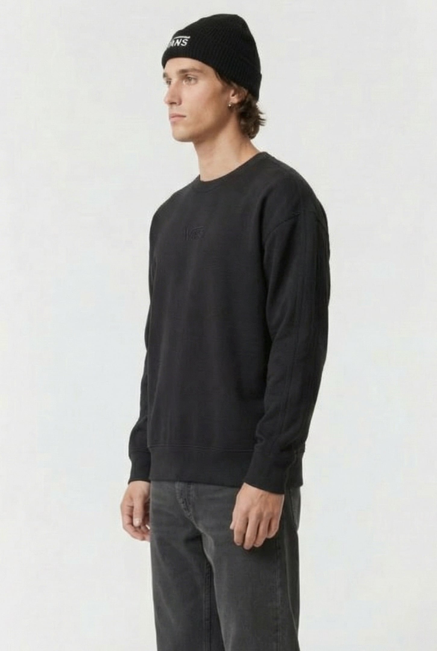 LX PREMIUM CREW FLEECE BLACK 3