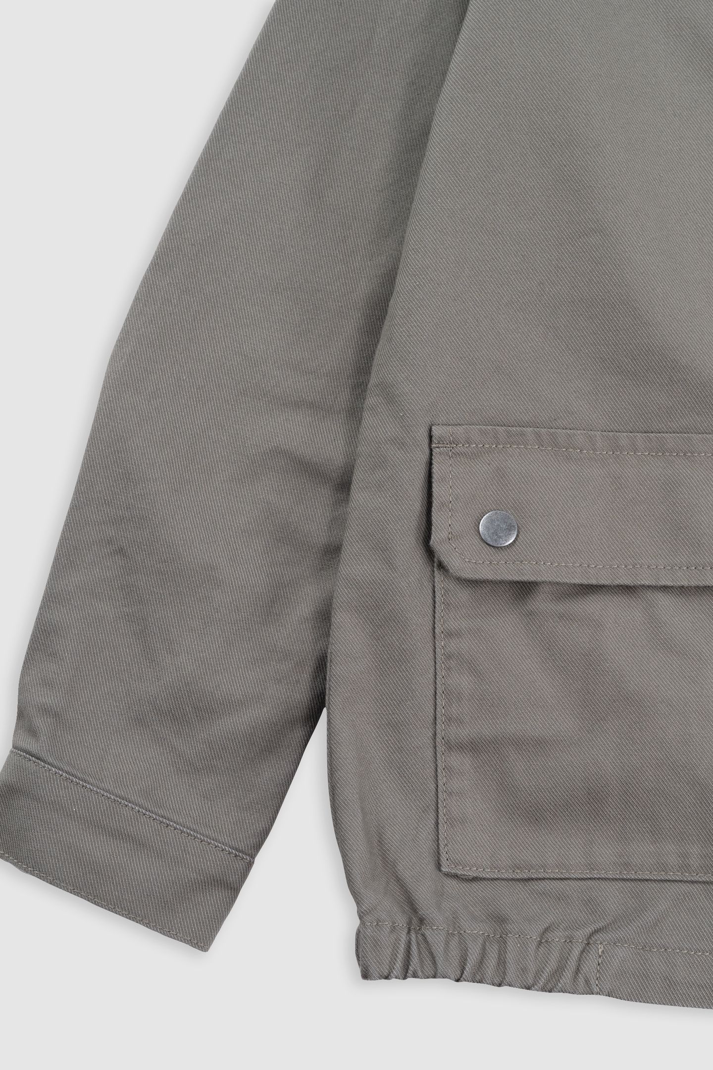 KHAKI MAXI SAHARIENNE WITH BACK EMBROIDERY 5