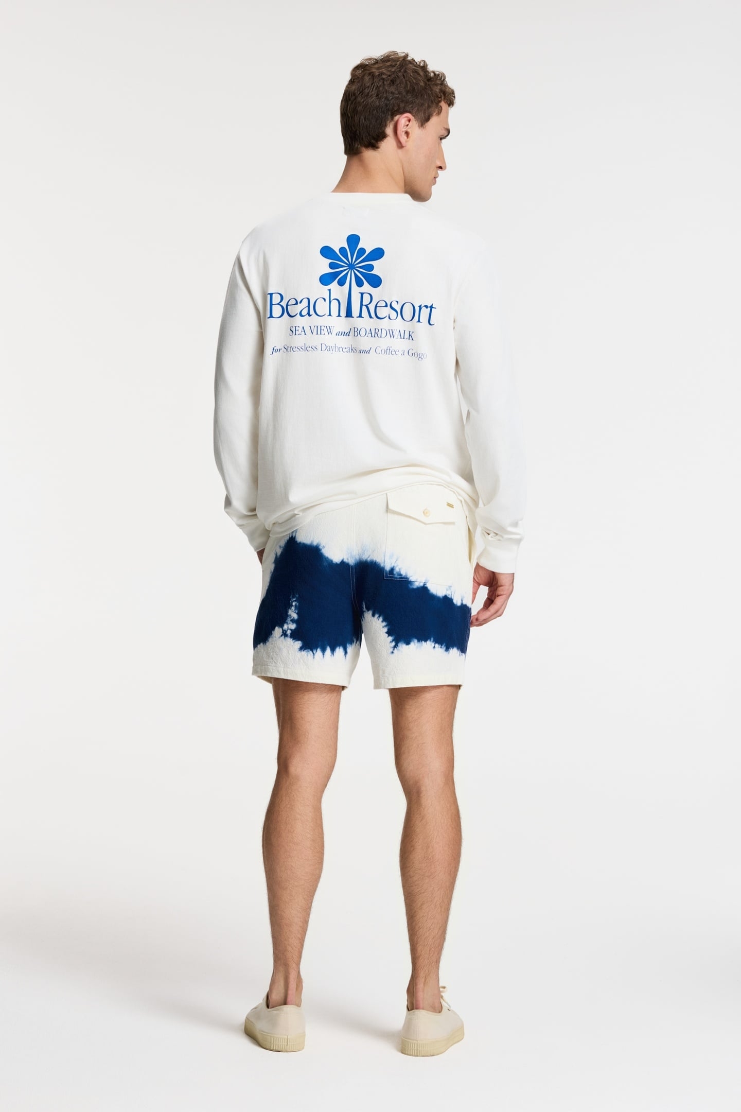 JOSH SHORTS TIE DYE WHITE 5