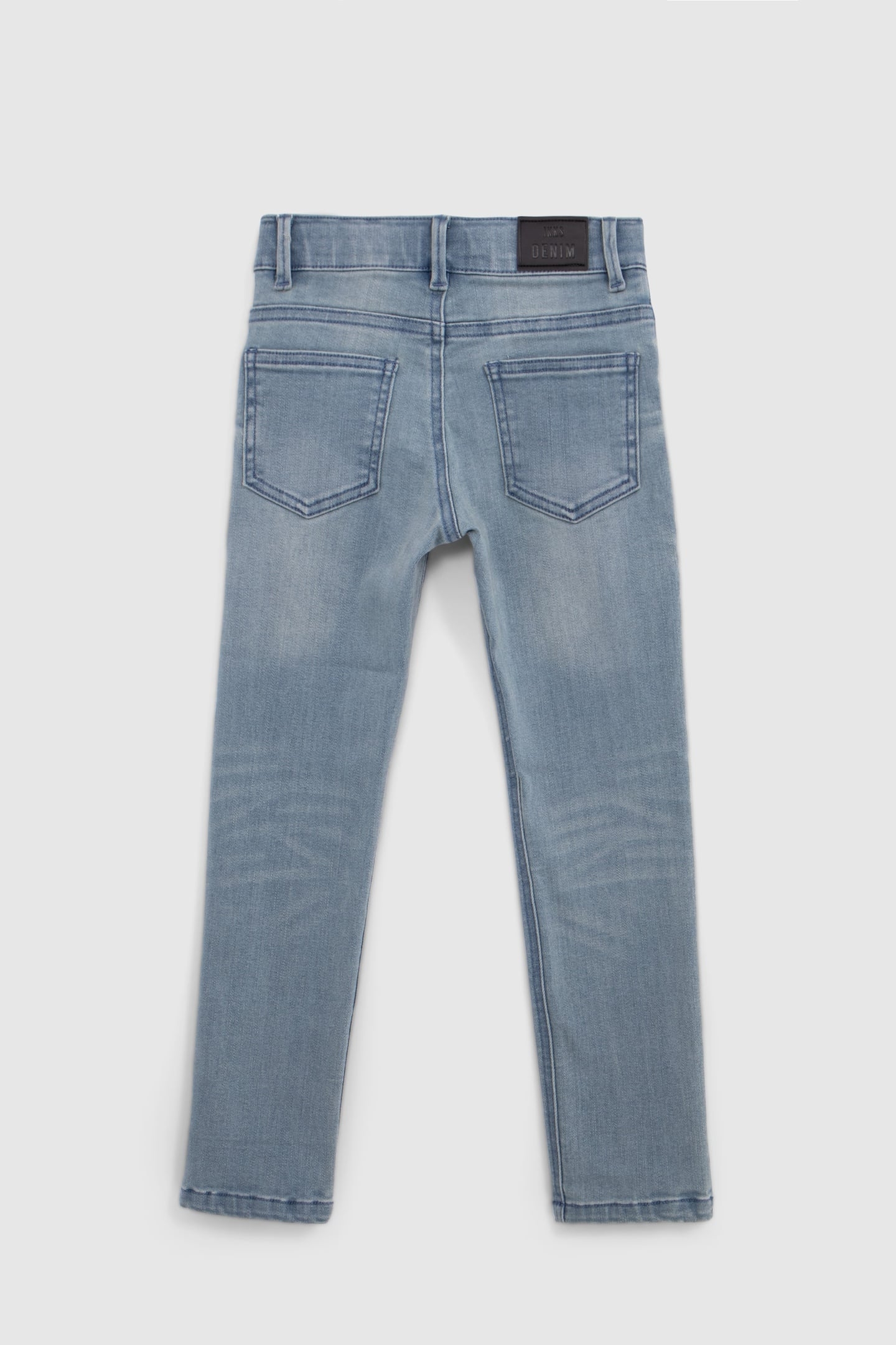 BOY'S BLUE SLIM JEANS WITH WEAR 2