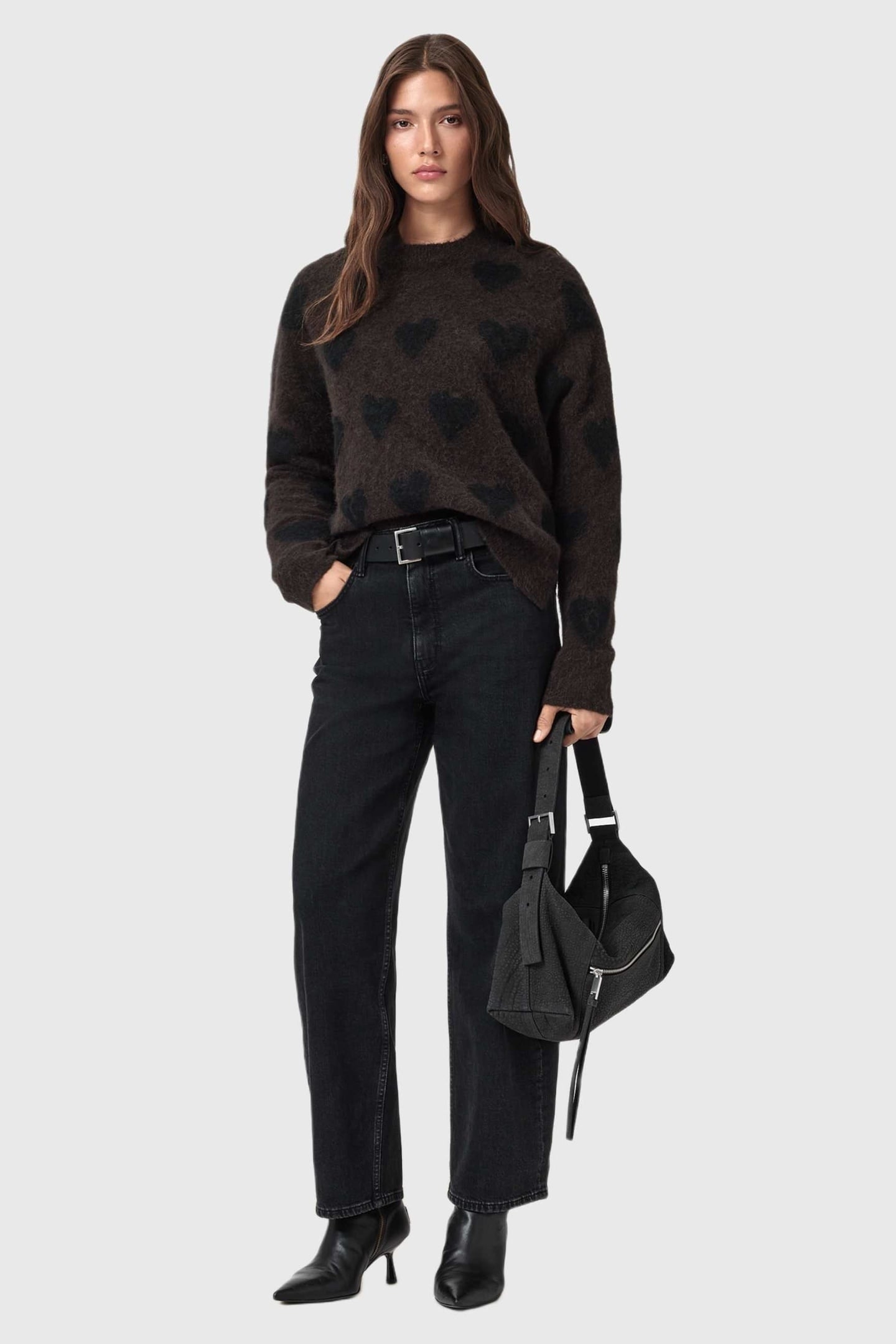 AMORA JUMPER OXBLOOD RED/BLACK 3