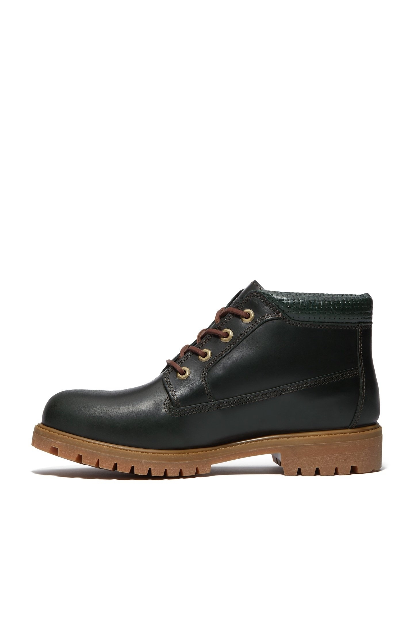 HERITAGE MID LACE UP WATERPROOF CHUKKA BOOT DARK GREEN 2