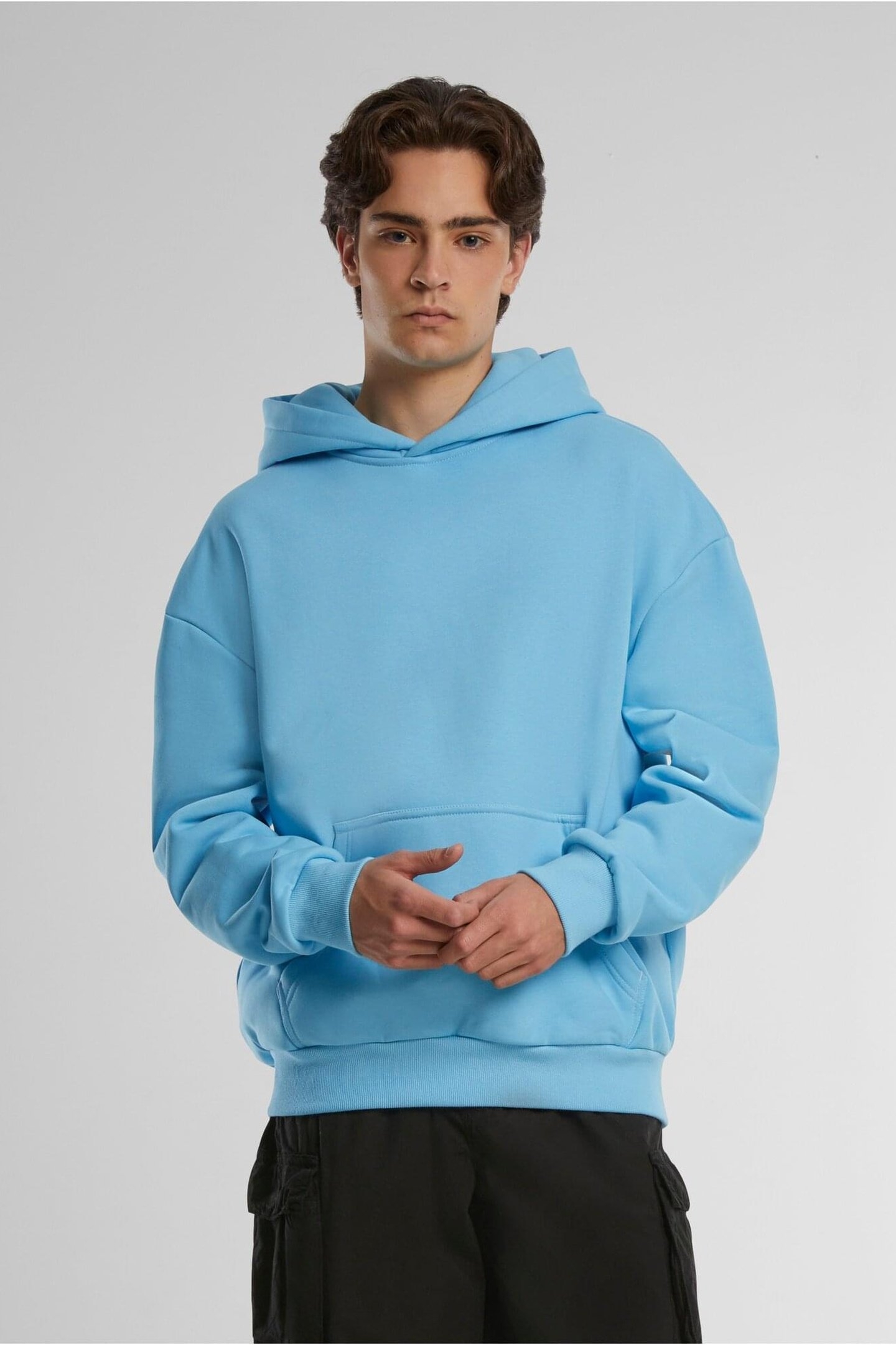 ULTRA HEAVY OVERSIZED HOODY BALTICBLUE 1