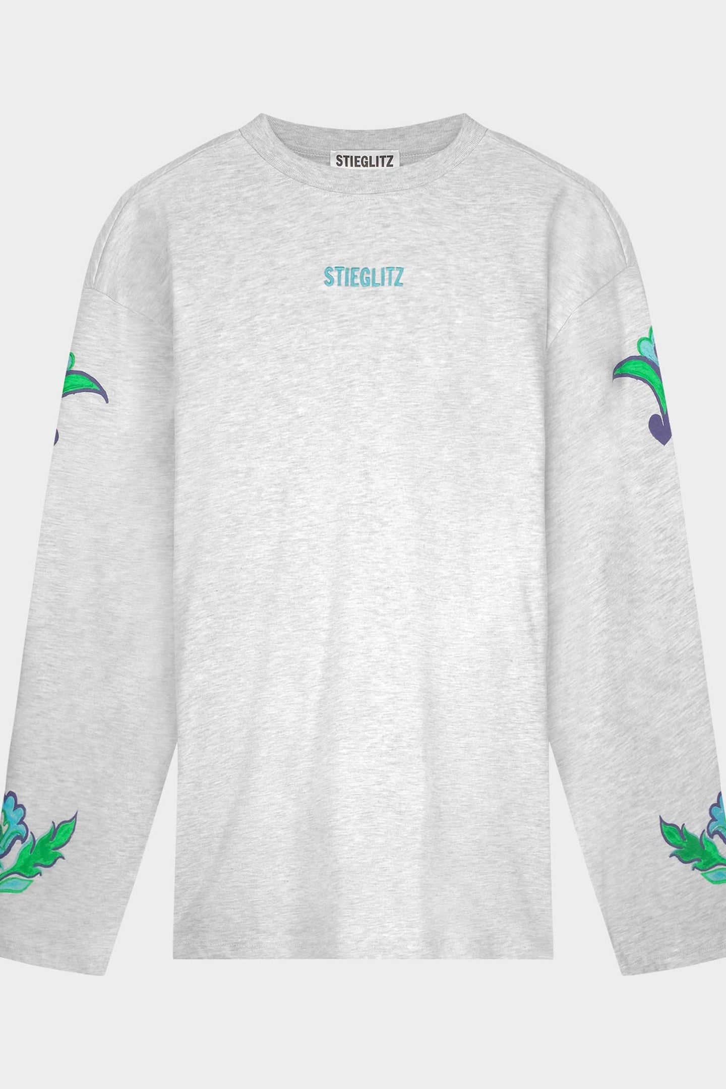 RENATA WIDE SKATE LONGSLEEVE MELANGE GREY 3