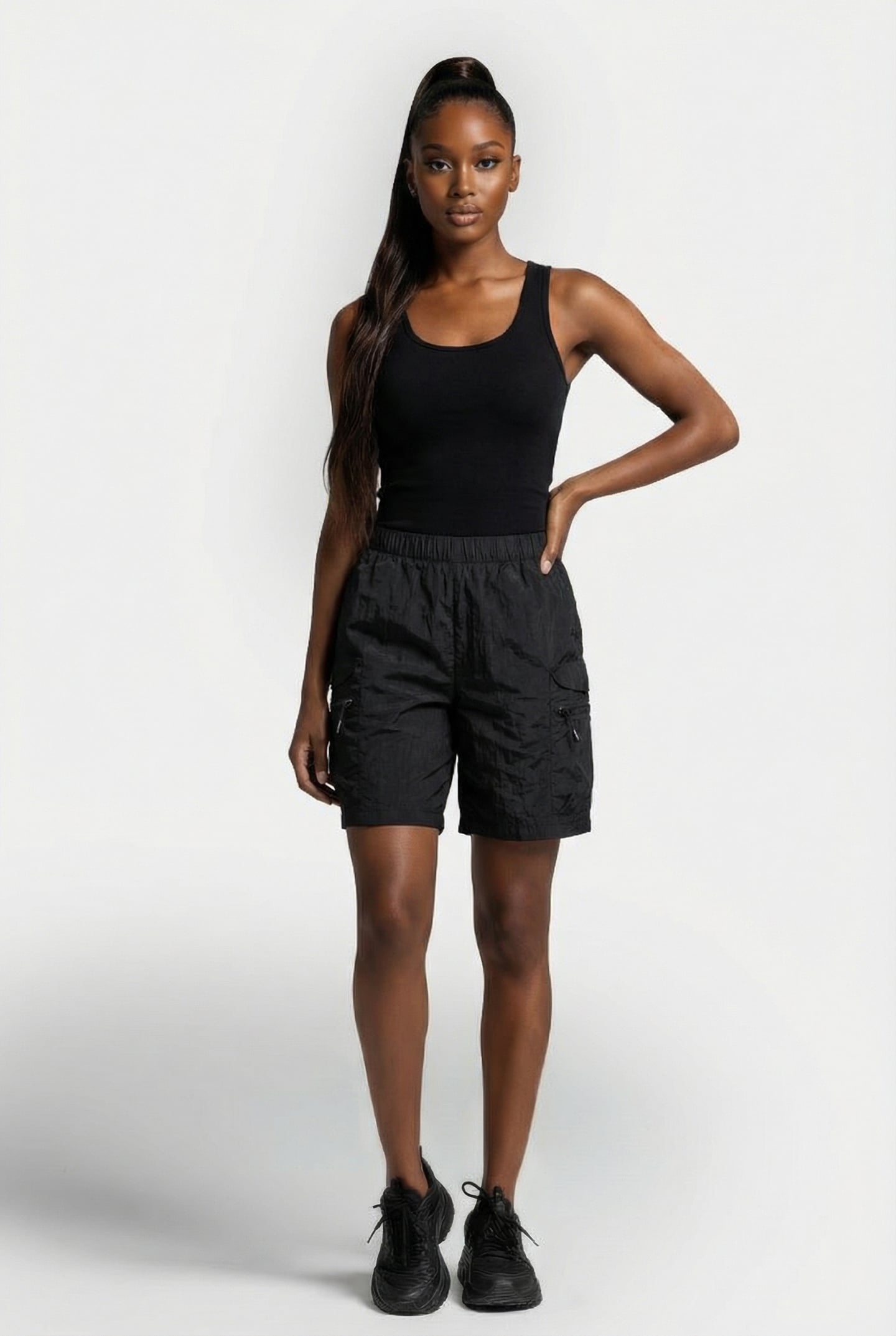 KANO SHORTS BLACK UNISEX 1