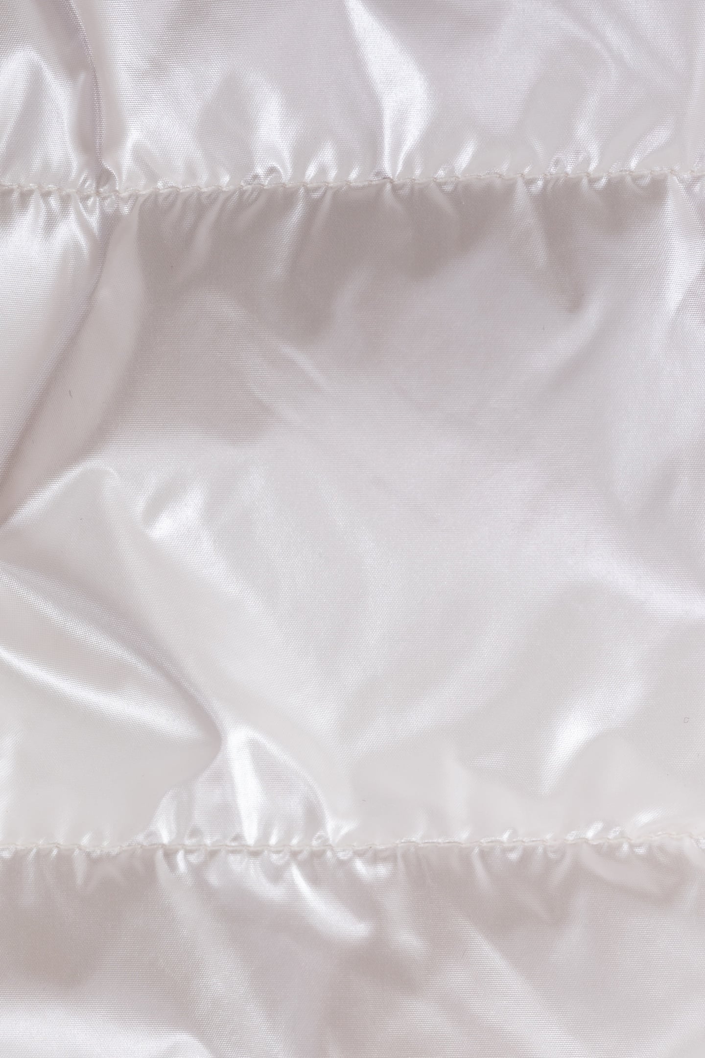 RECYCLED PADDED JACKET IN ECRU WITH HEART 7