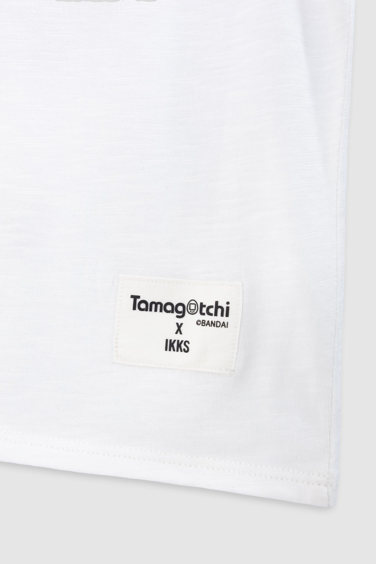 WHITE ORGANIC T-SHIRT WITH SEQUINS TAMAGOTCHI X IKKS 6