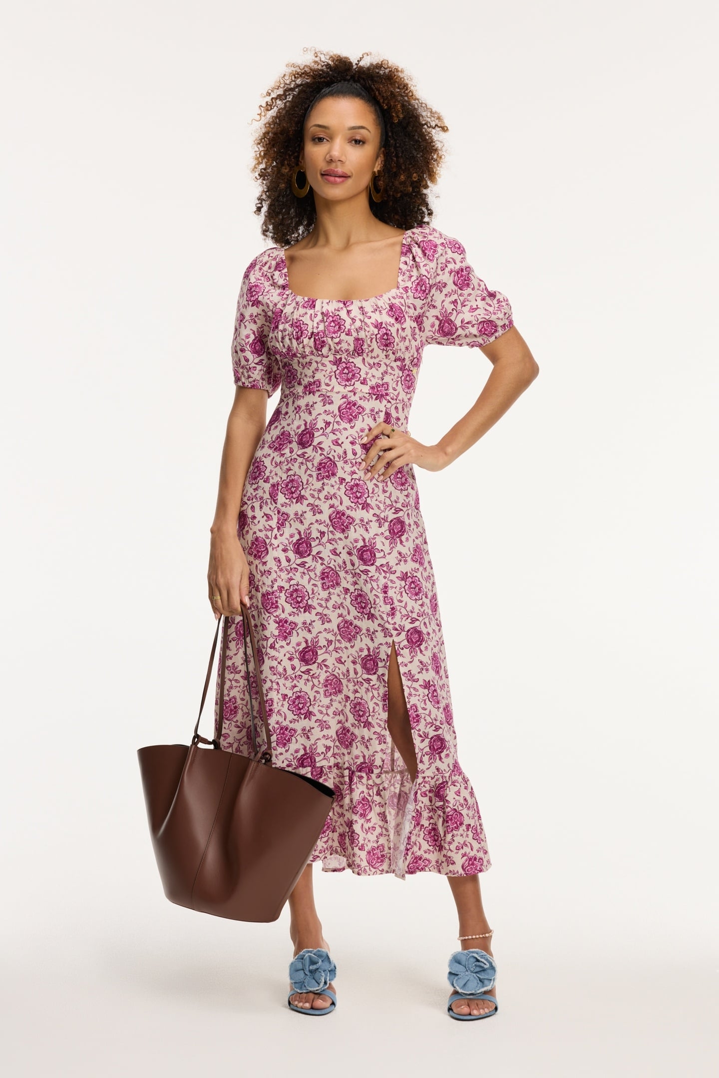 JESS DRESS BOTANIC FLOWER PINK BOTANIC FLOWER 1