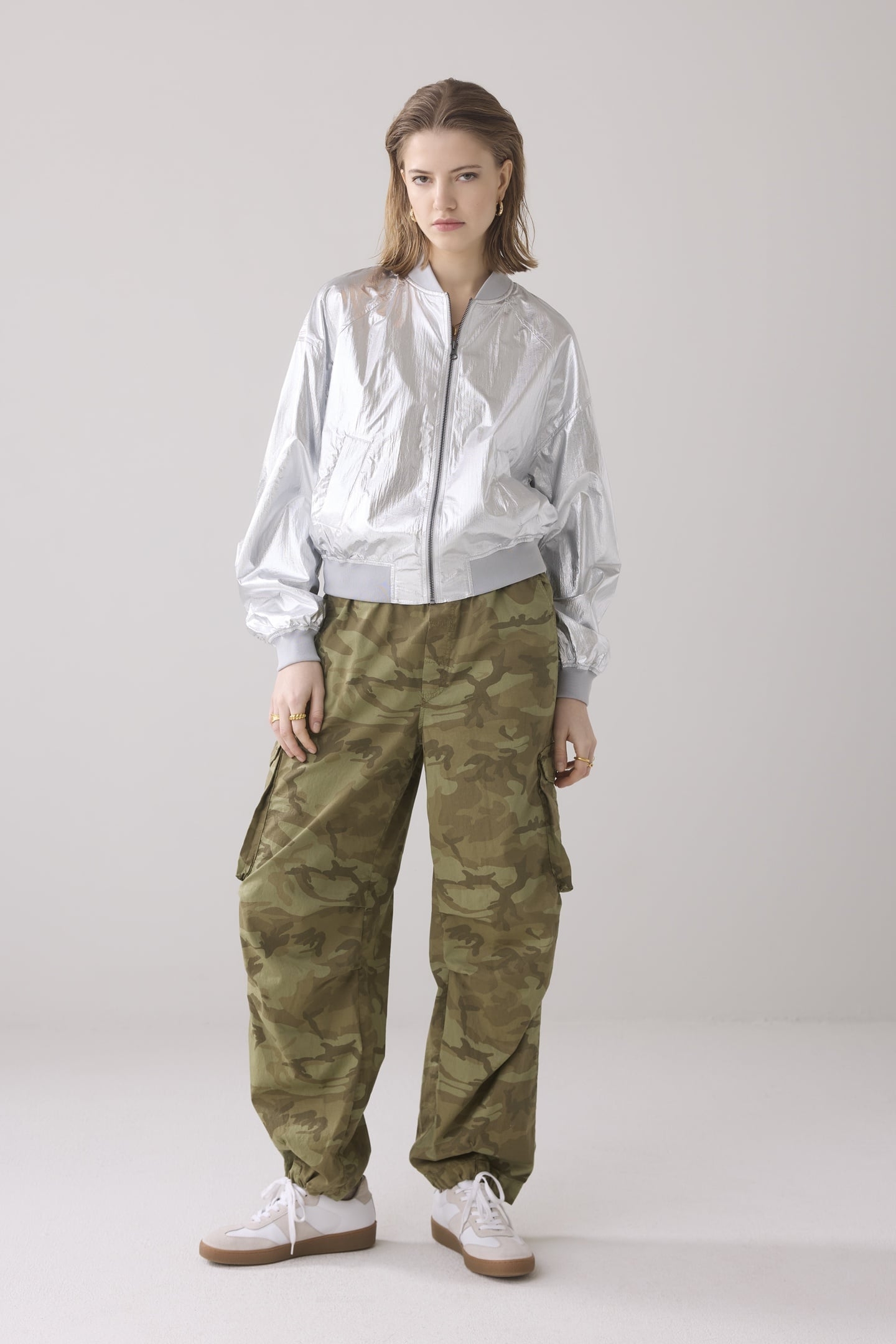 BOMBER METALLIC SILVER 2