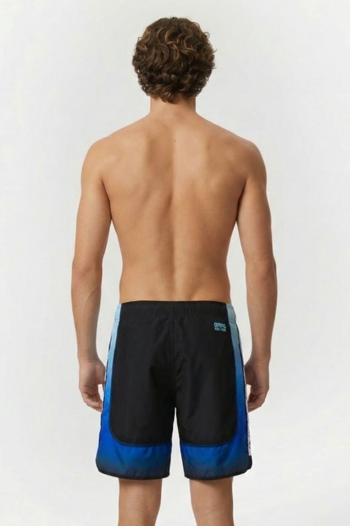 M NETTUNO BERMUDA BLACK NEON BLUE MULTI WHIT 2