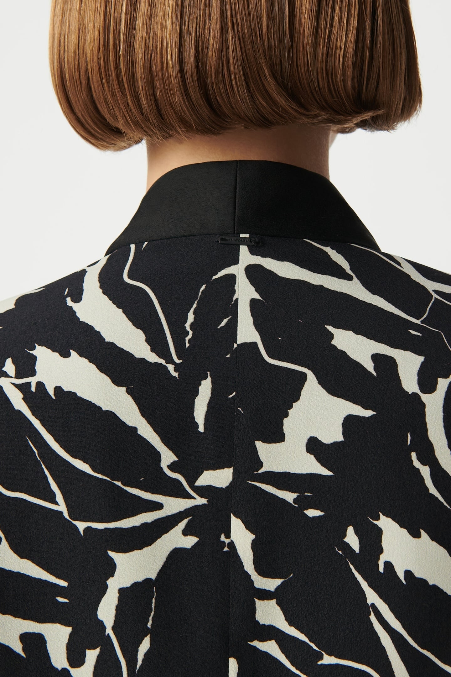 REVERSIBLE BLACK ZEBRA FLOWER PRINT JACKET 7