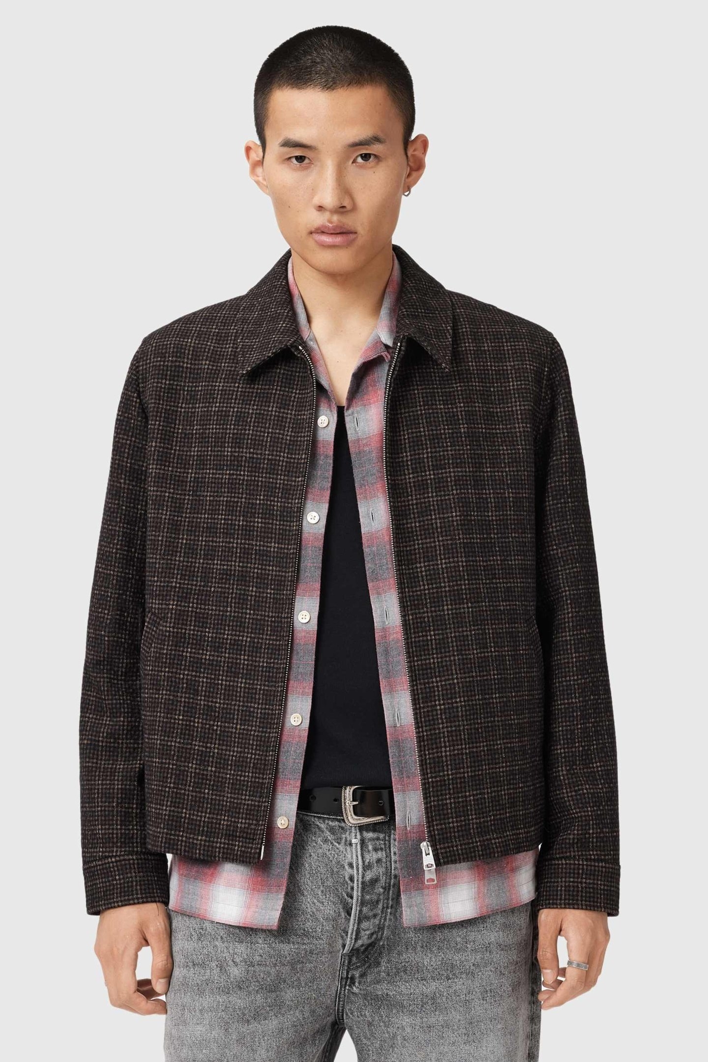 CITY HALL JACKET ANCHOR BROWN 5