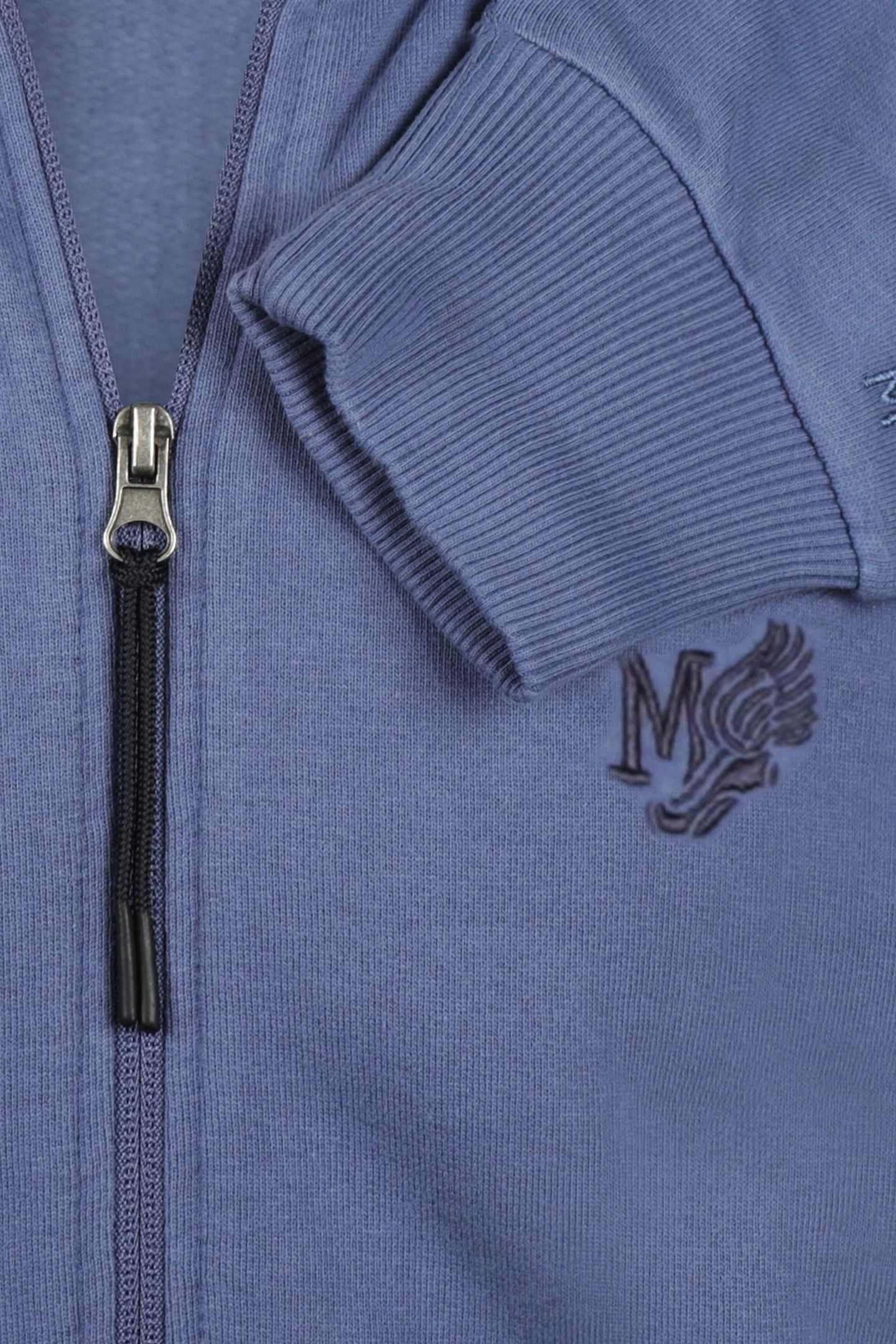 ZIP THRU SWEAT CARDIGAN VINTAGE BLUE 7