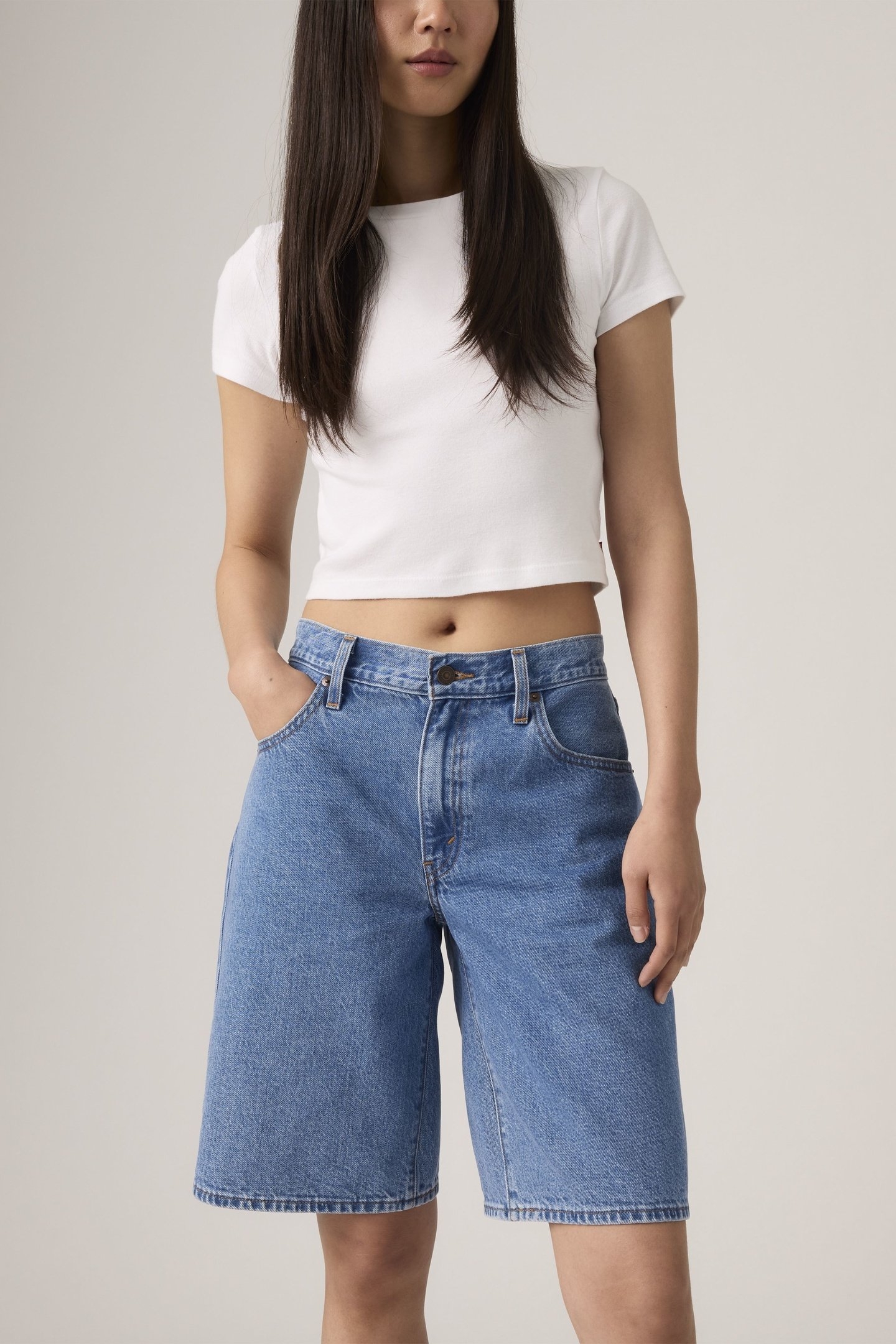 BAGGY DAD JORT FOOLISH LOVE 1