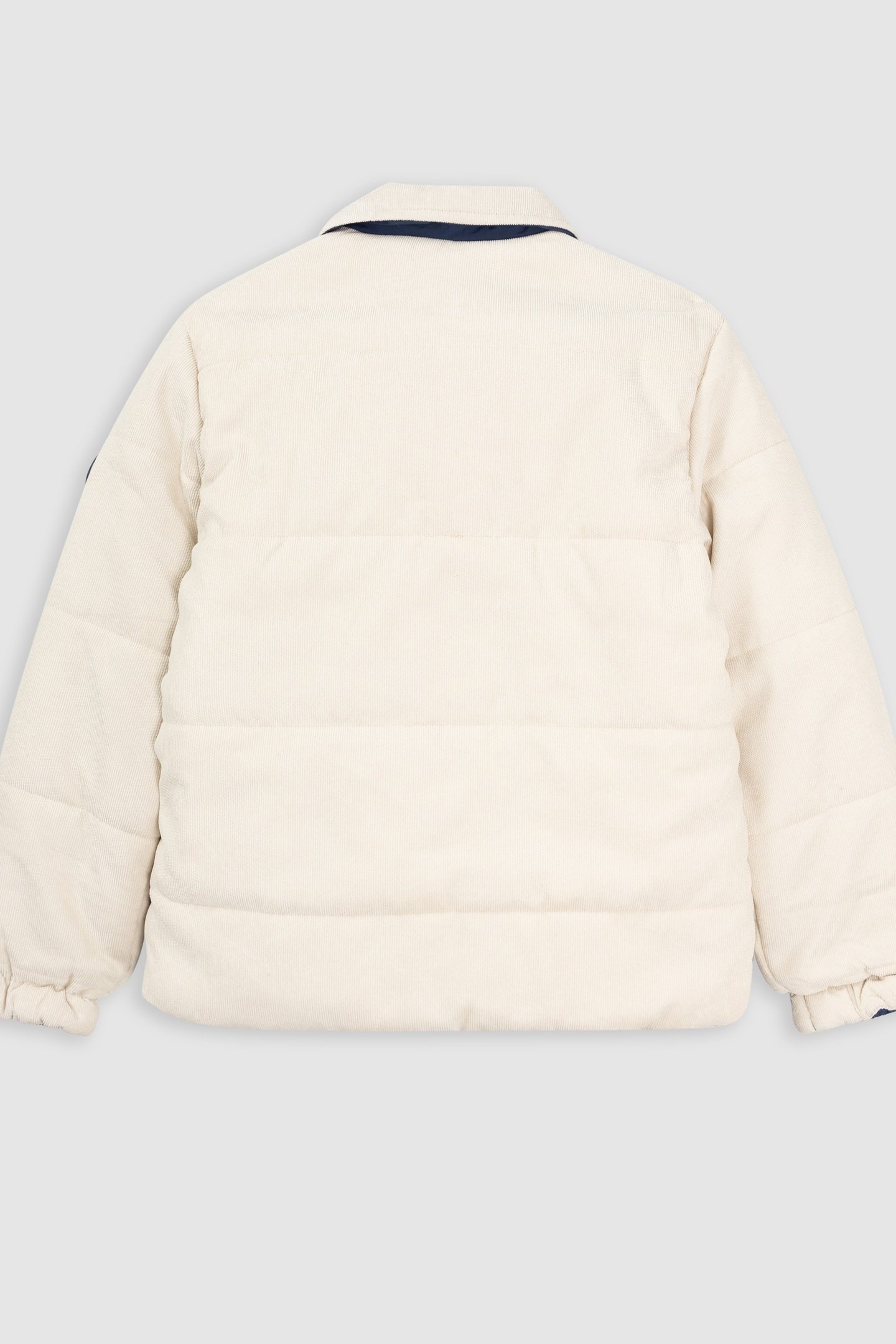 REVERSIBLE BLUE AND ECRU PADDED JACKET 2